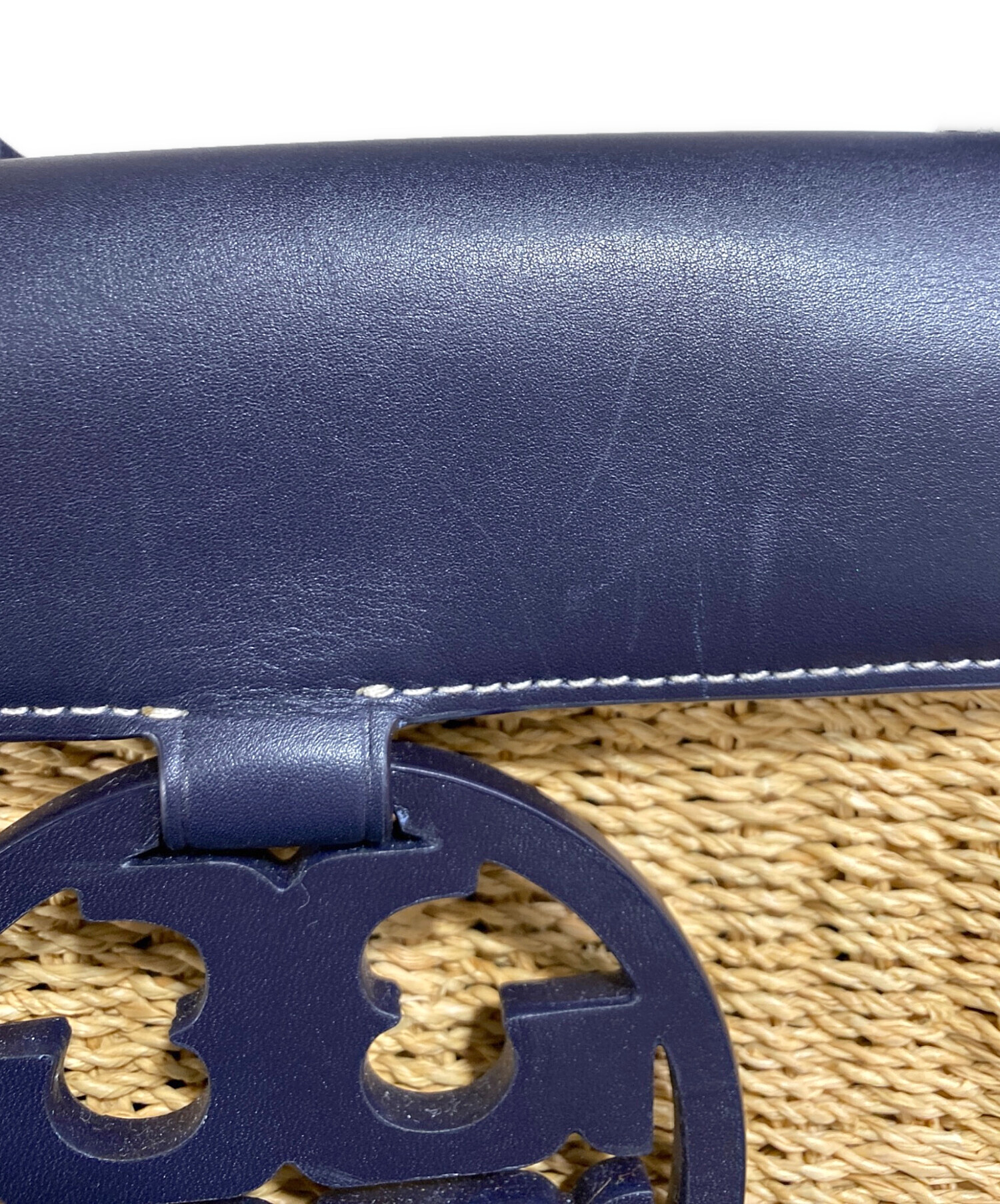 中古・古着通販】TORY BURCH (トリーバーチ) カゴ ショルダーバッグ 