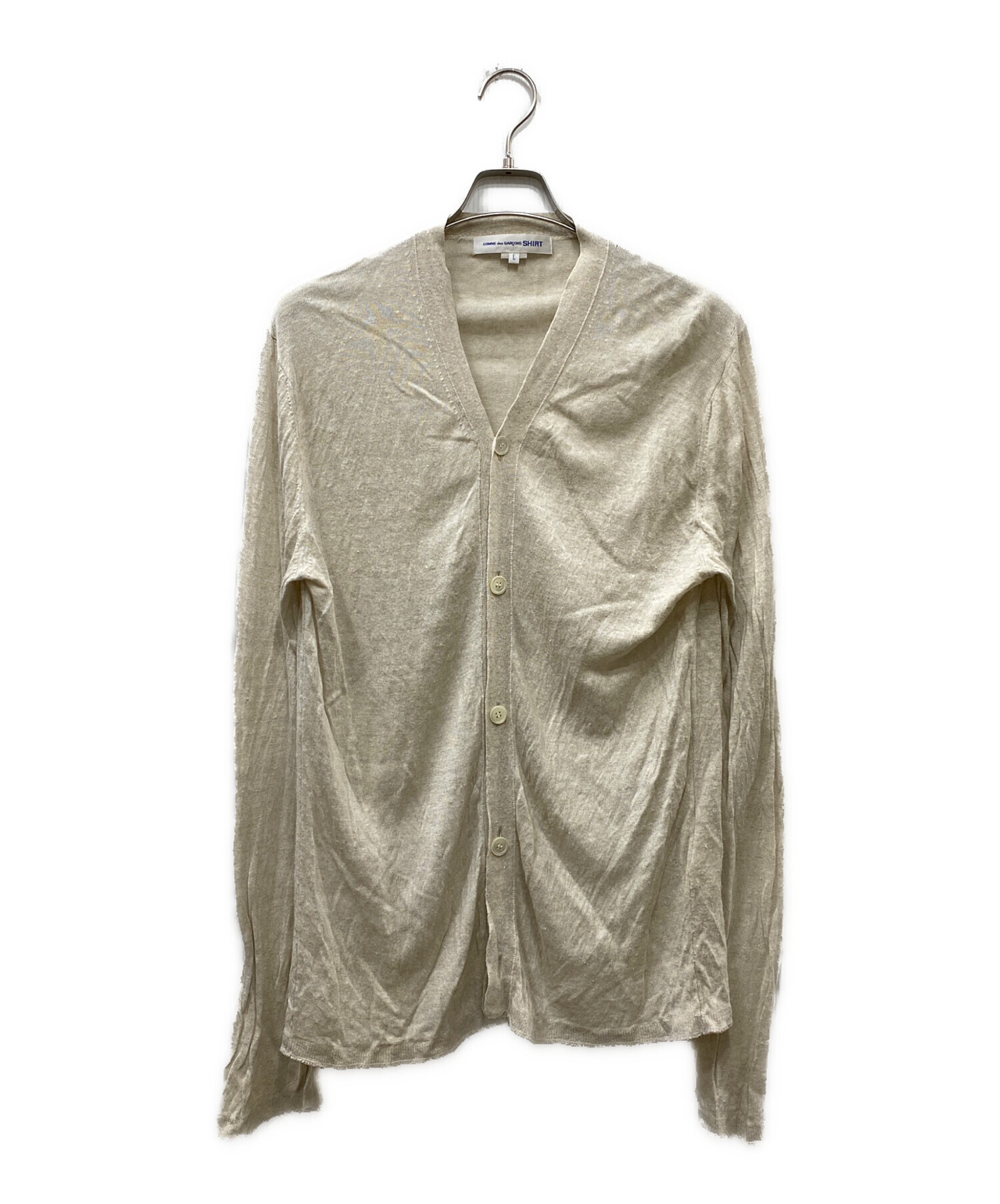 comme des garçon shirtリネンカーディガン comme des garçon shirtリネンカーディガン COMME des GARCONS SHIRT
