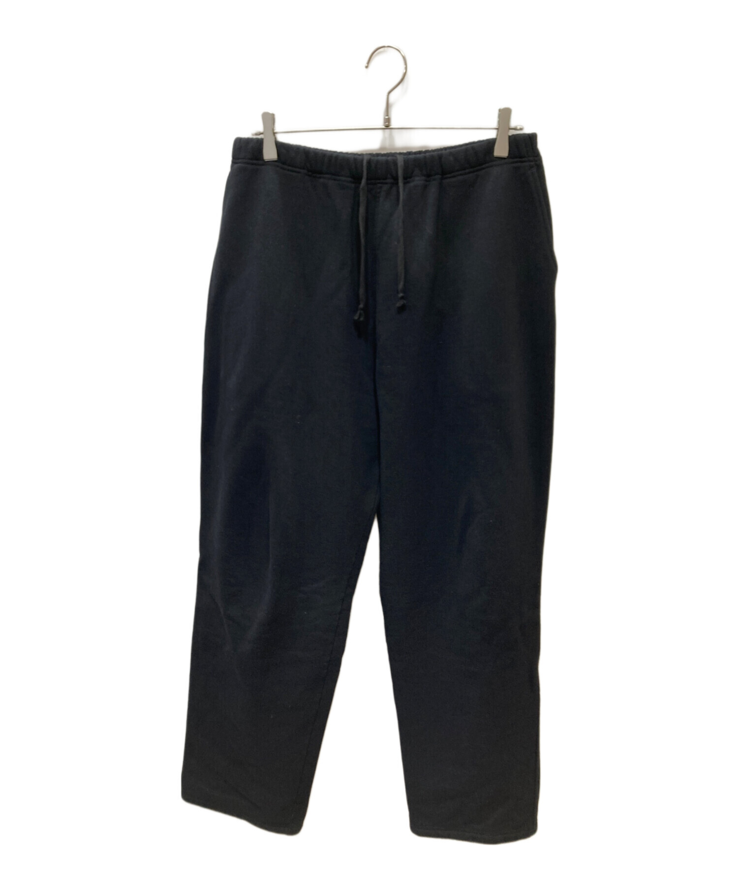 中古・古着通販】COMOLI (コモリ) 24AW コットン裏毛パンツ ブラック 