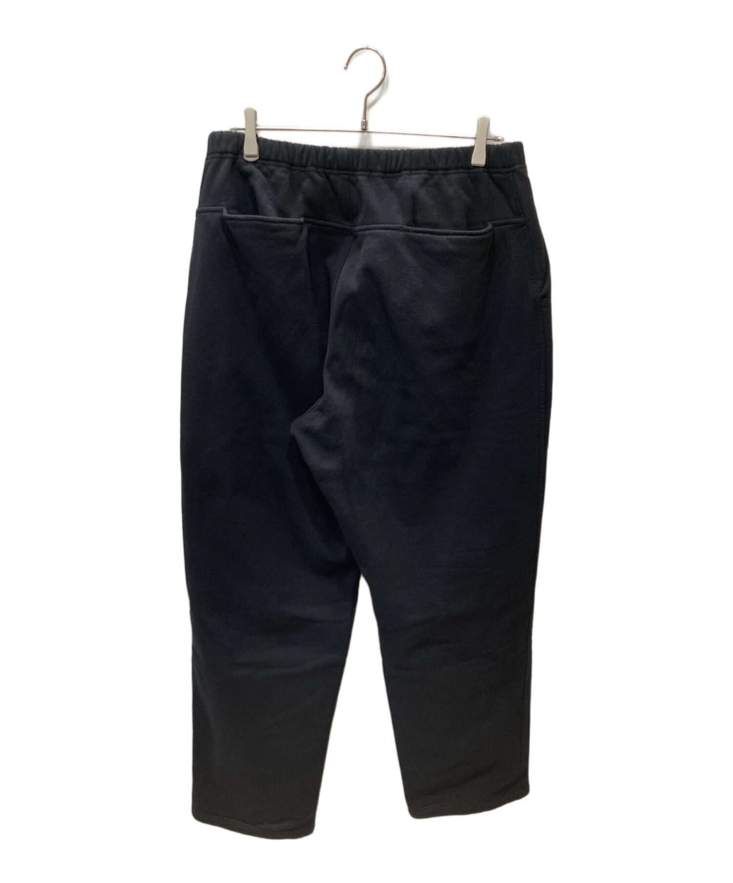 中古・古着通販】COMOLI (コモリ) 24AW コットン裏毛パンツ ブラック 