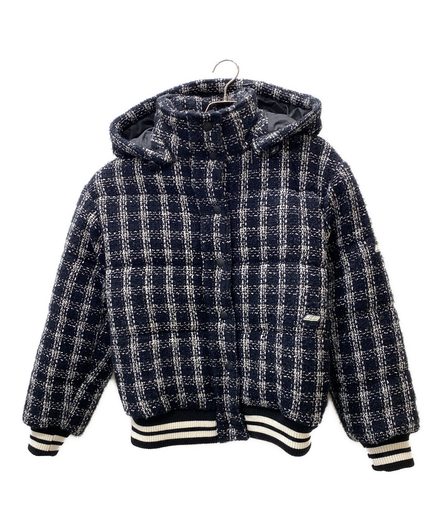 中古・古着通販】MSGM (エムエスジーエム) 中綿ツイードジャケット 