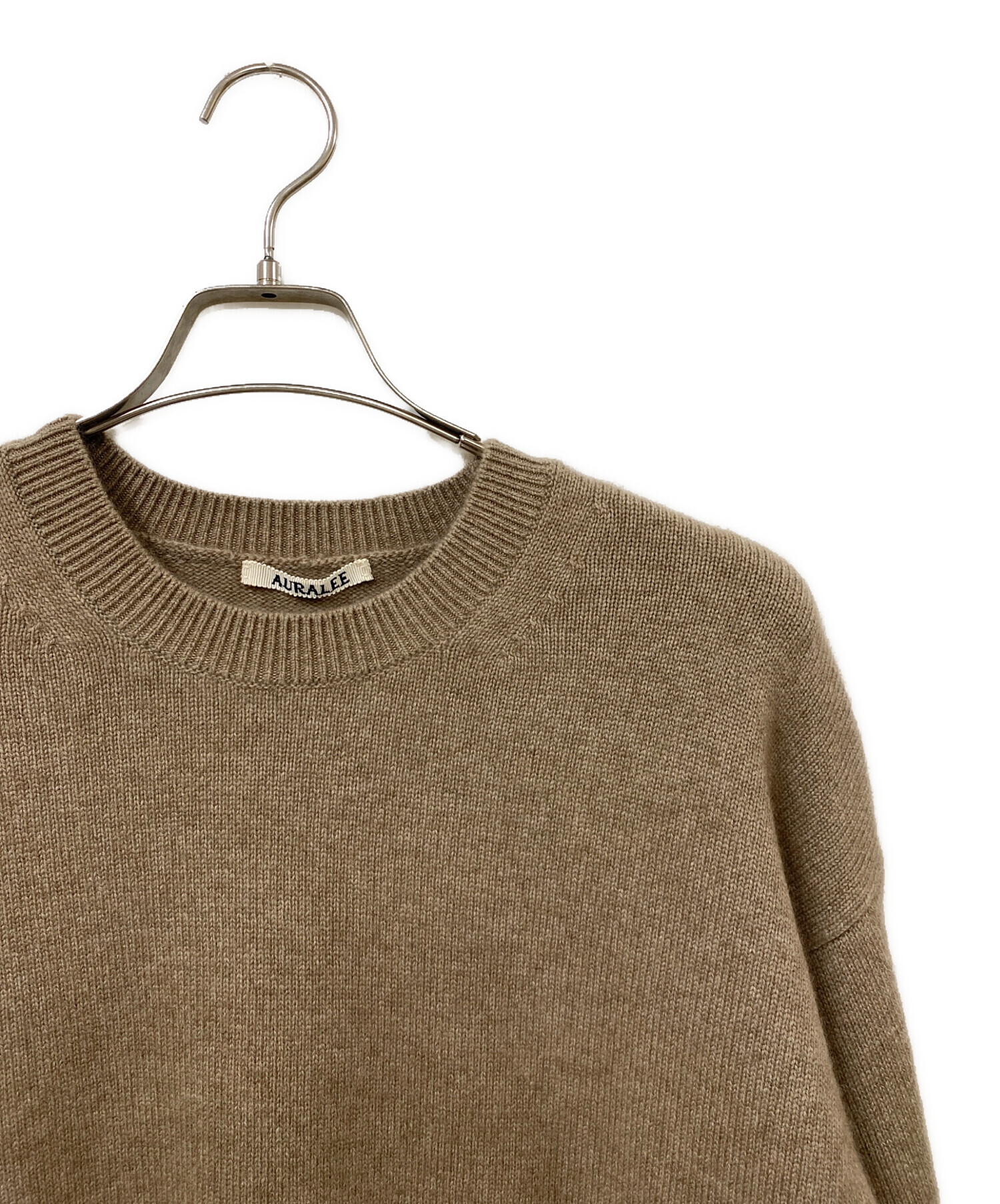 中古・古着通販】AURALEE (オーラリー) BABY CASHMERE KNIT P/O