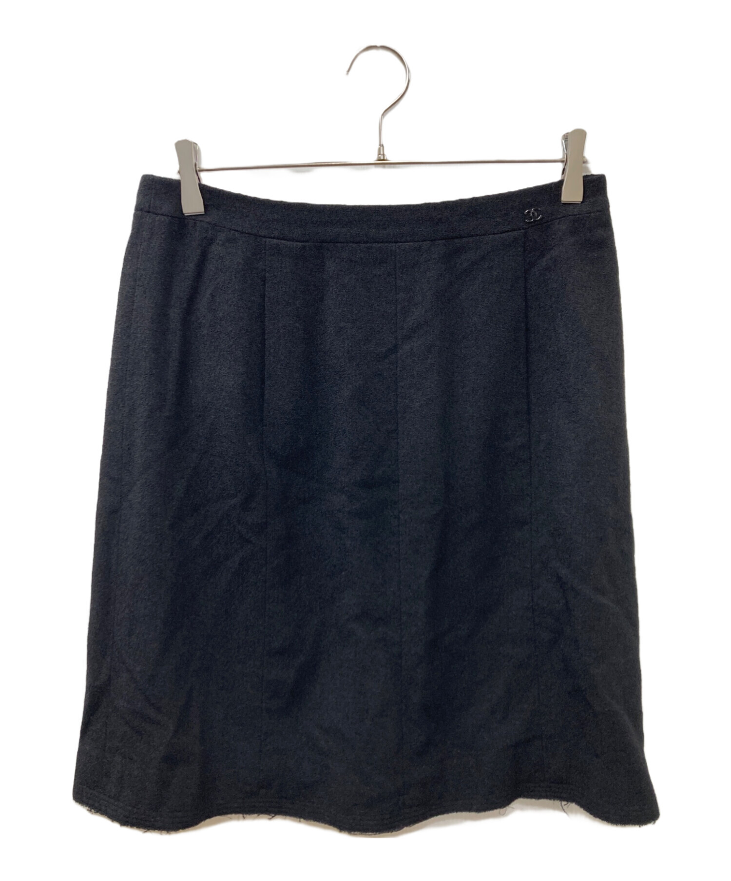 中古・古着通販】CHANEL (シャネル) ココマーク ウールスカート