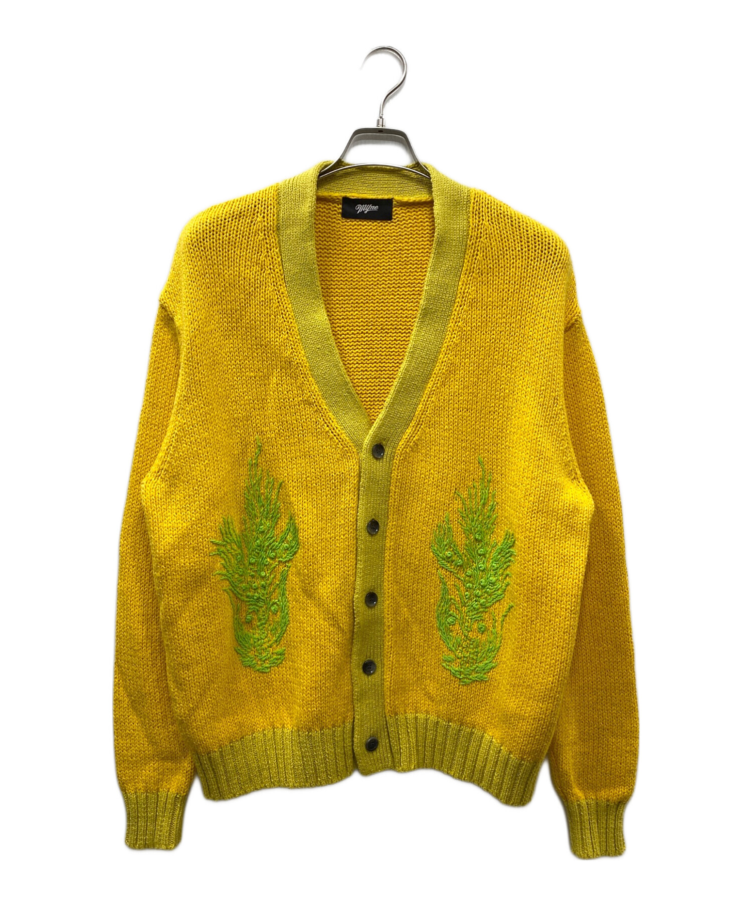 中古・古着通販】myne (マイン) 23SS Hand Embroidery Cardigan 