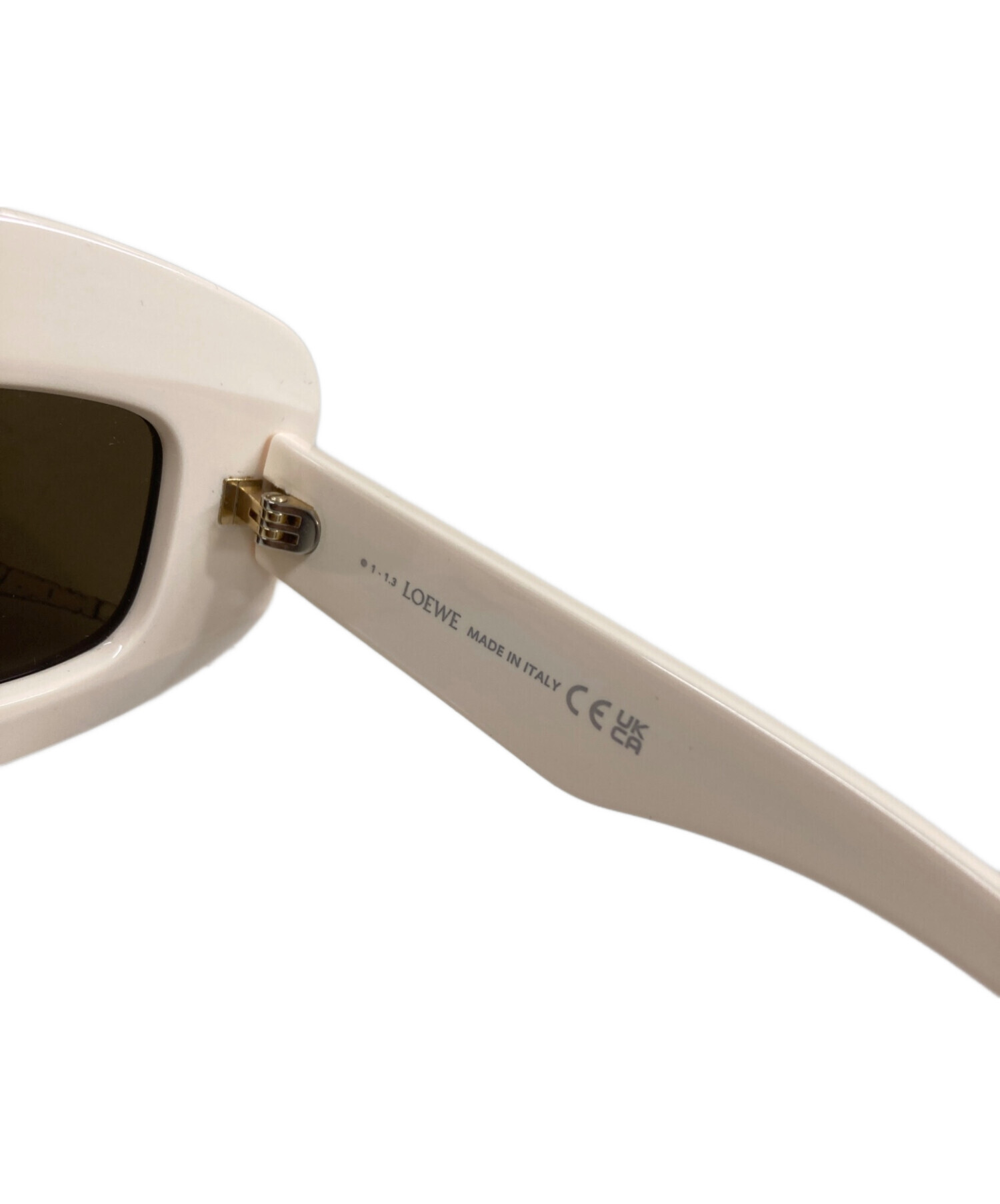 中古・古着通販】LOEWE (ロエベ) アナグラム サングラス アイボリー  