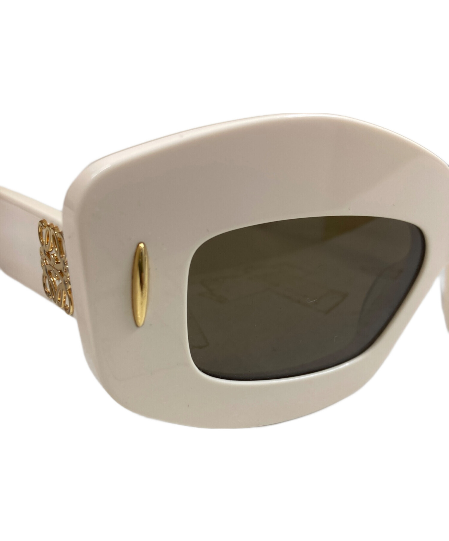 中古・古着通販】LOEWE (ロエベ) アナグラム サングラス アイボリー  