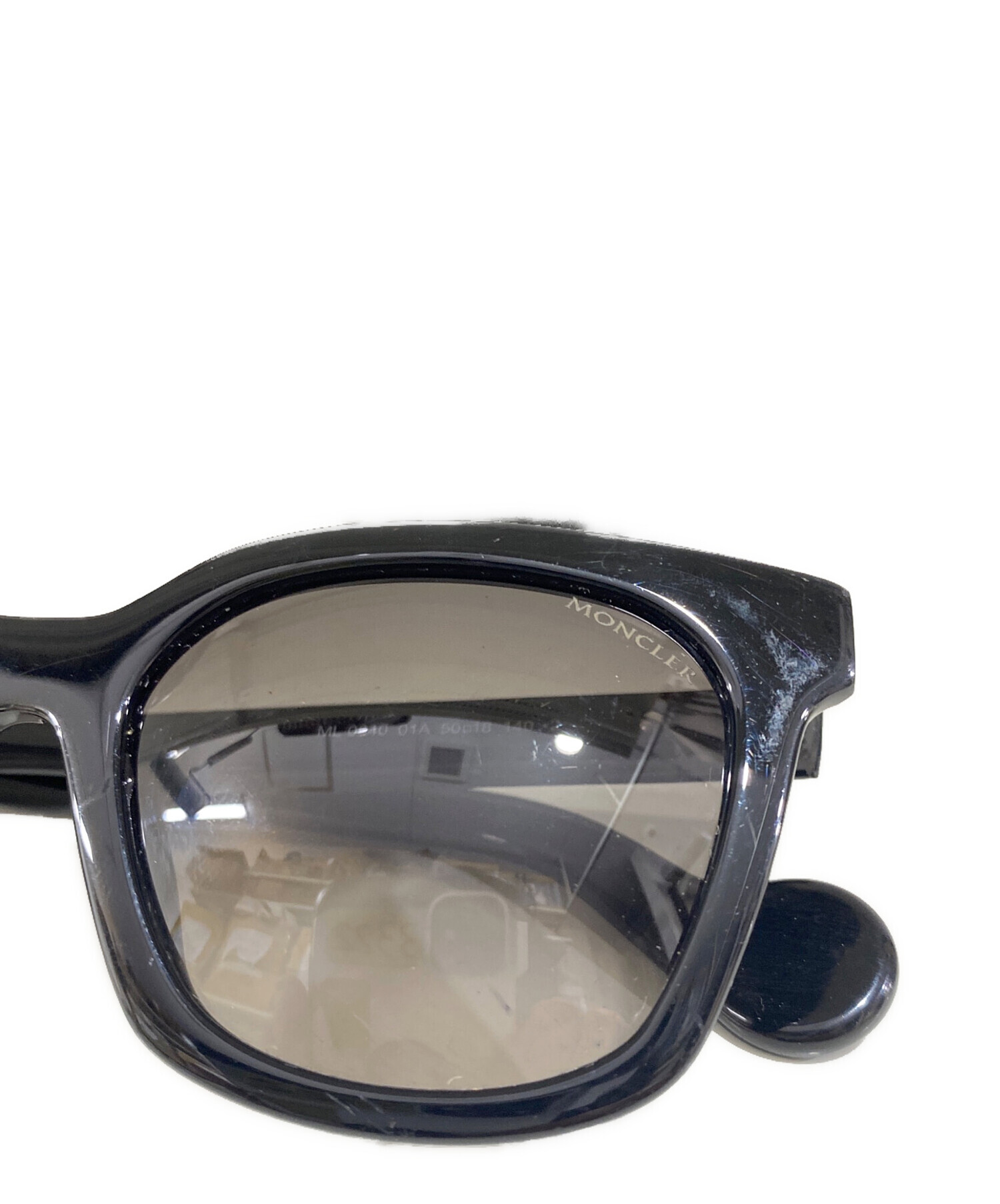 中古・古着通販】MONCLER (モンクレール) サングラス ブラック サイズ