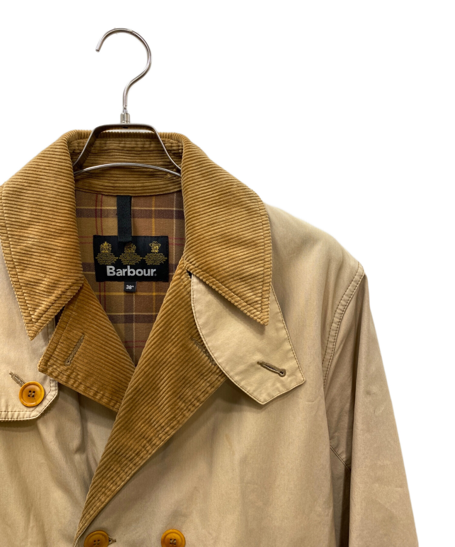 Barbour × URBAN RESEARCH / トレンチコート/38/リネン/BEG/1601161 中古・古着通販】Barbour (バブアー) URBAN RESEARCH (アーバン