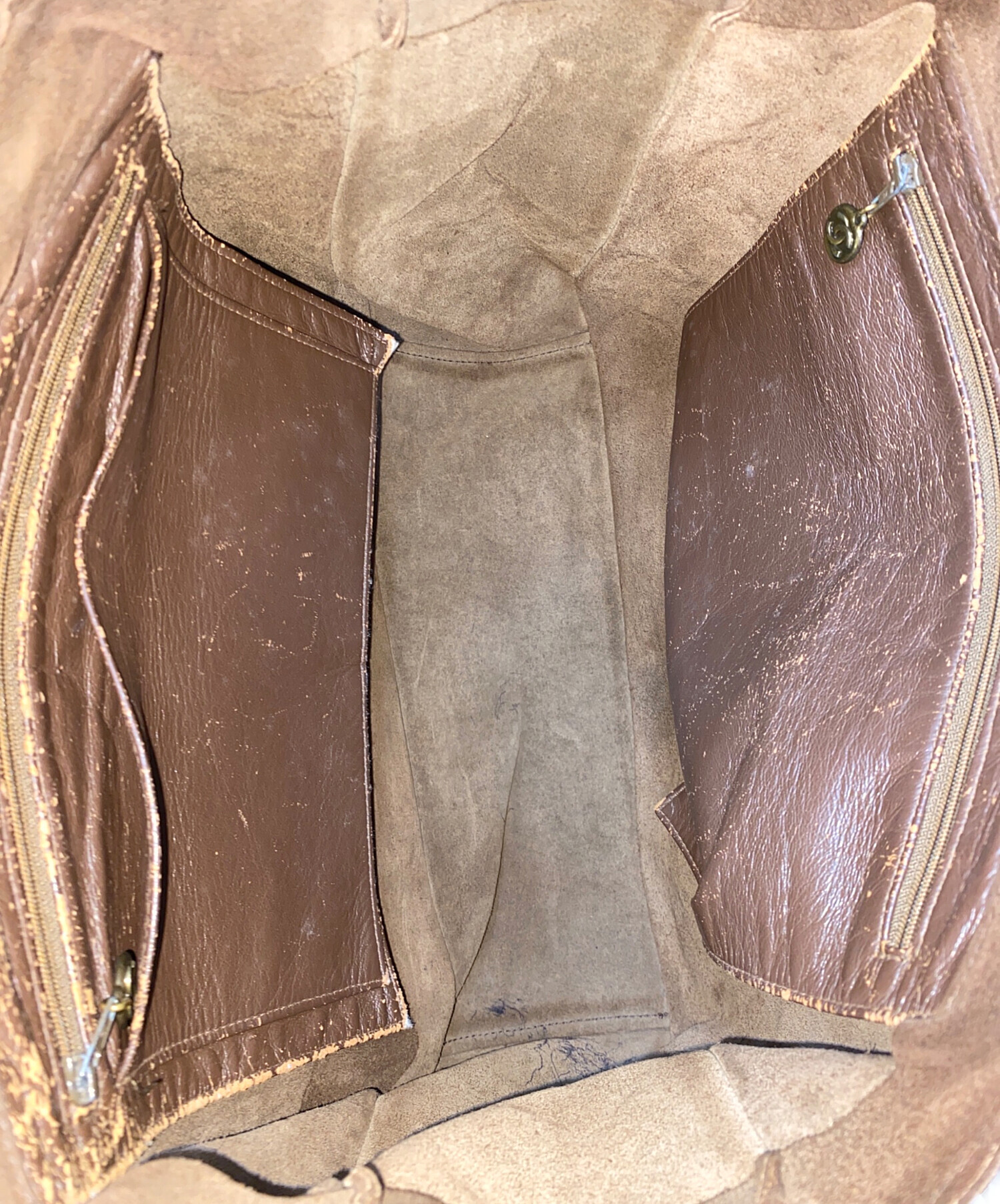 中古・古着通販】CHANEL (シャネル) ハンドルロゴ スエードトート