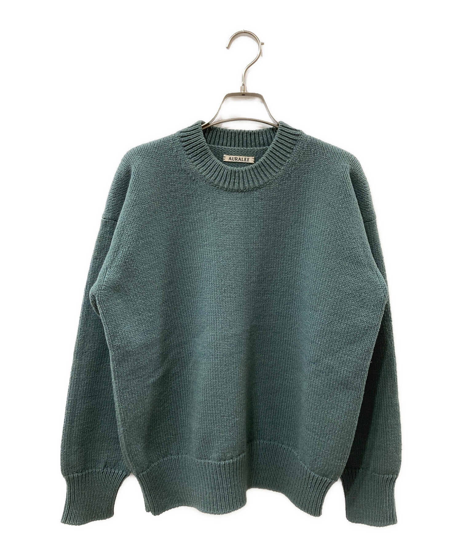 中古・古着通販】AURALEE (オーラリー) FELT WOOL YARN KNIT P/O 中古・古着通販】AURALEE (オーラリー) FELT WOOL YARN KNIT P/O