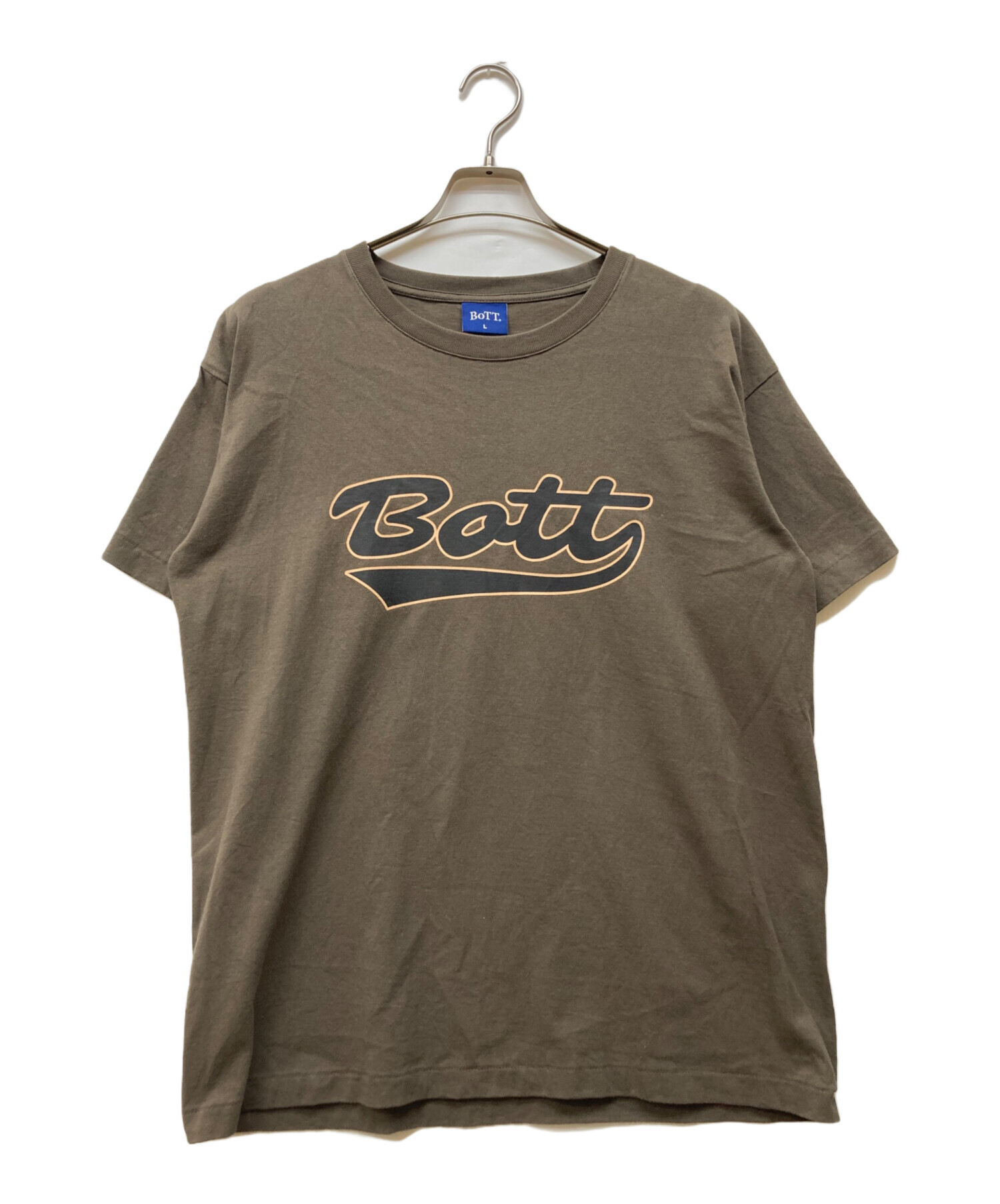 中古・古着通販】BoTT (ボット) 24ss Script Logo Tee ブラウン サイズ 