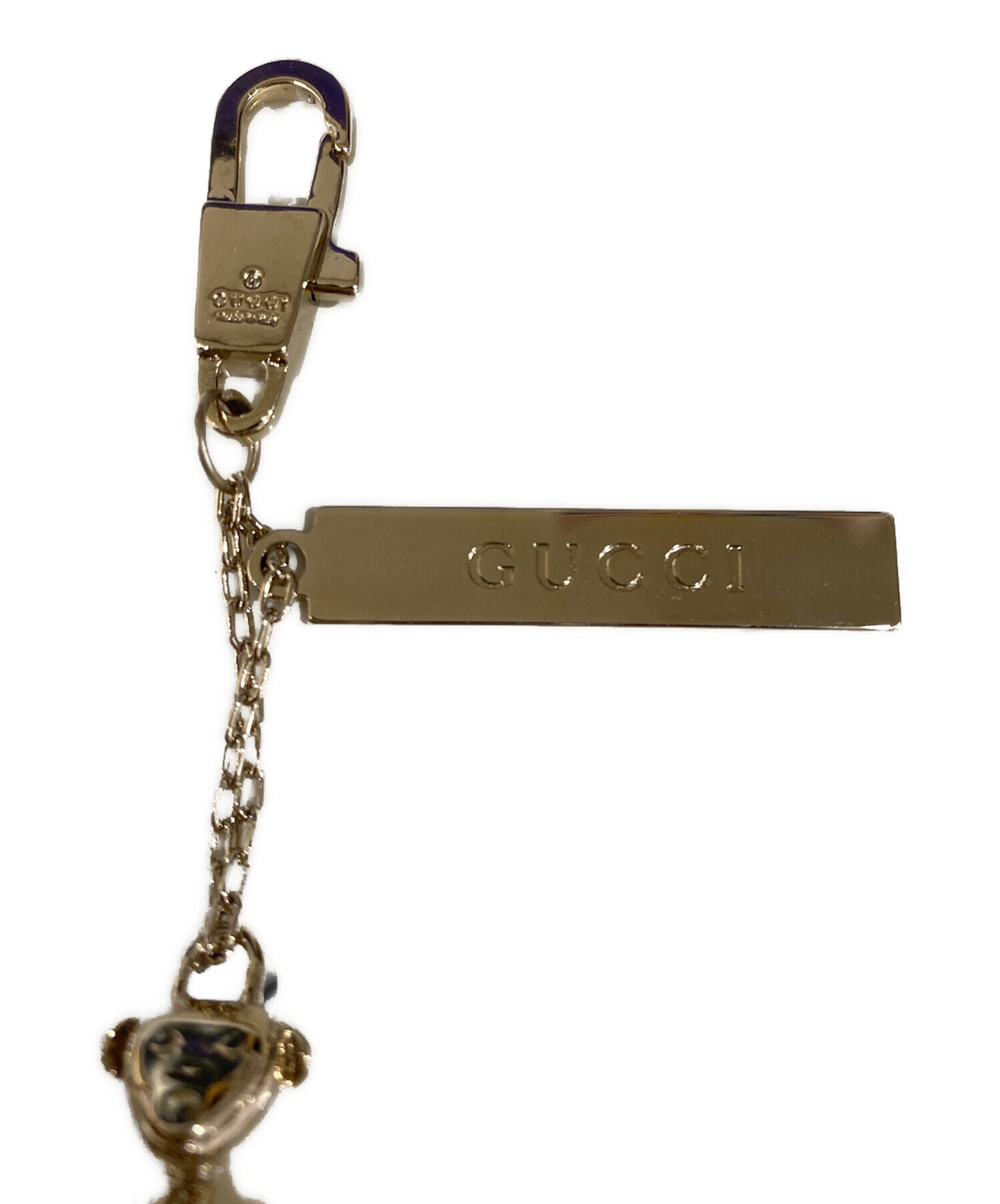 中古・古着通販】GUCCI (グッチ) キーホルダー シルバー サイズ