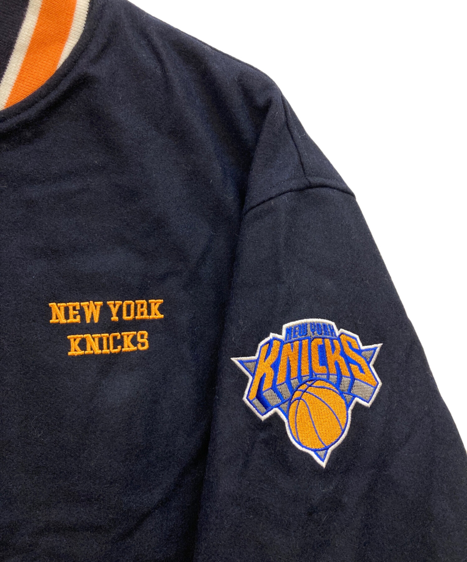 中古・古着通販】NBA (エヌビーエー) NEW YORK KNICKS スタジャン