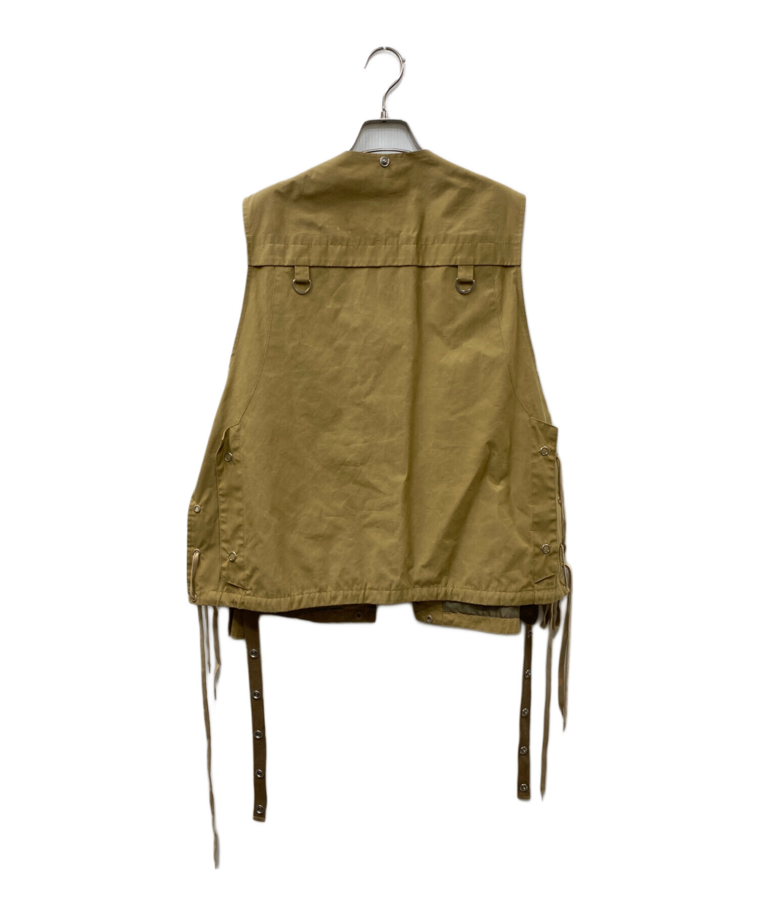 中古・古着通販】Name. (ネーム) NYLON WEATHER UTILITY VEST ベージュ 