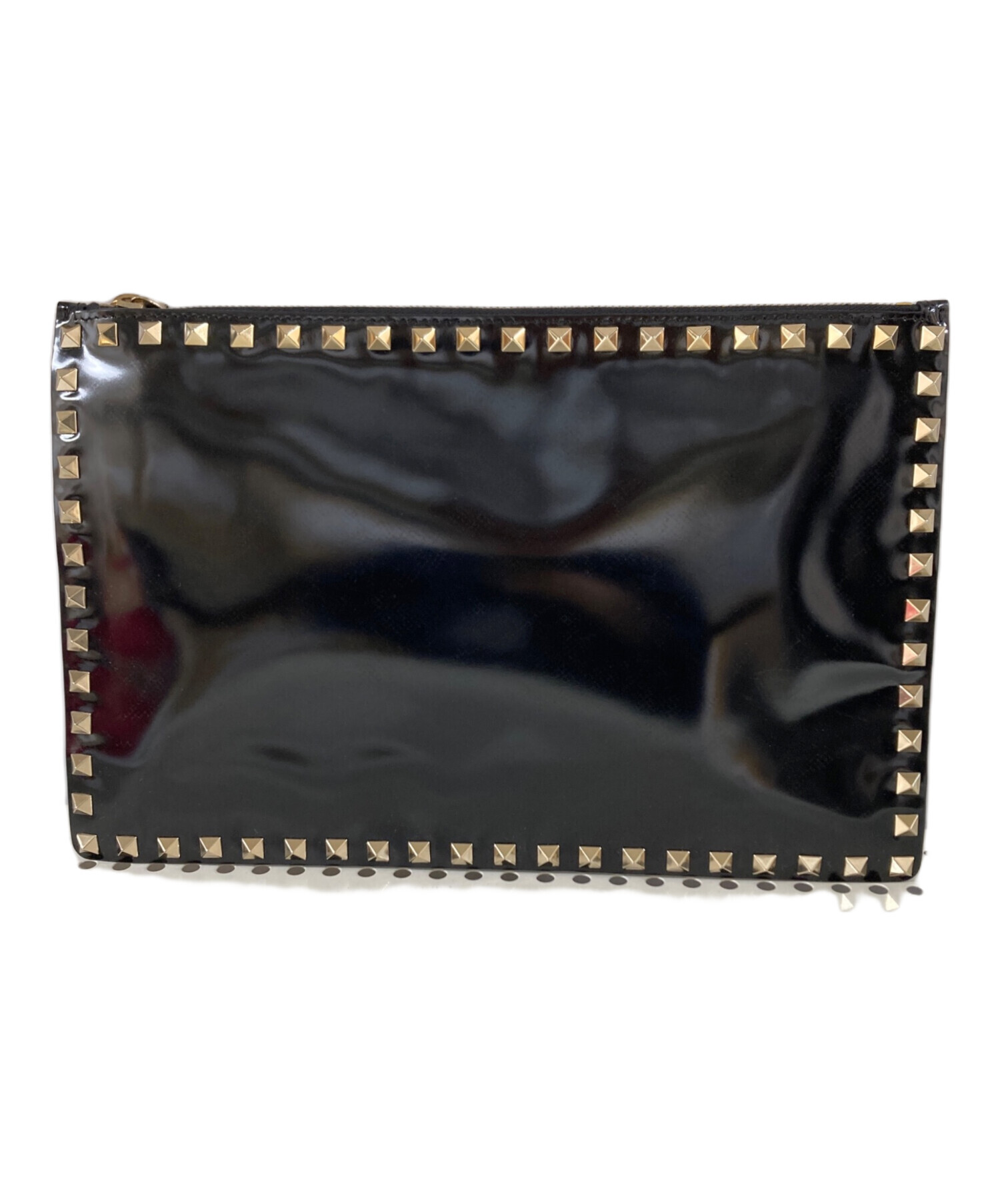 中古・古着通販】VALENTINO (ヴァレンティノ) ロックスタッズ クラッチ 