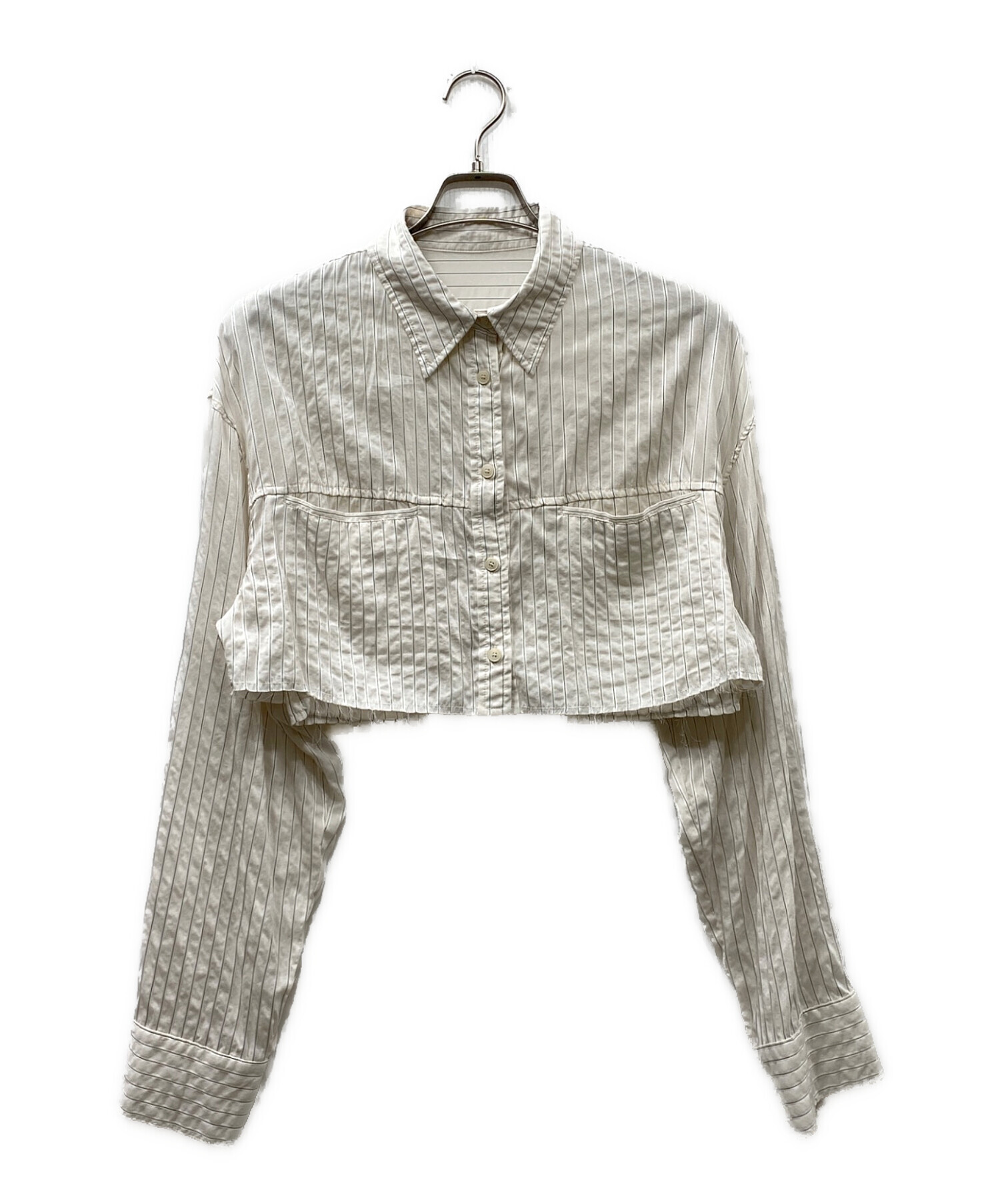 中古・古着通販】TODAYFUL (トゥデイフル) Stripe Short Shirts 中古・古着通販】TODAYFUL (トゥデイフル) Stripe Short Shirts