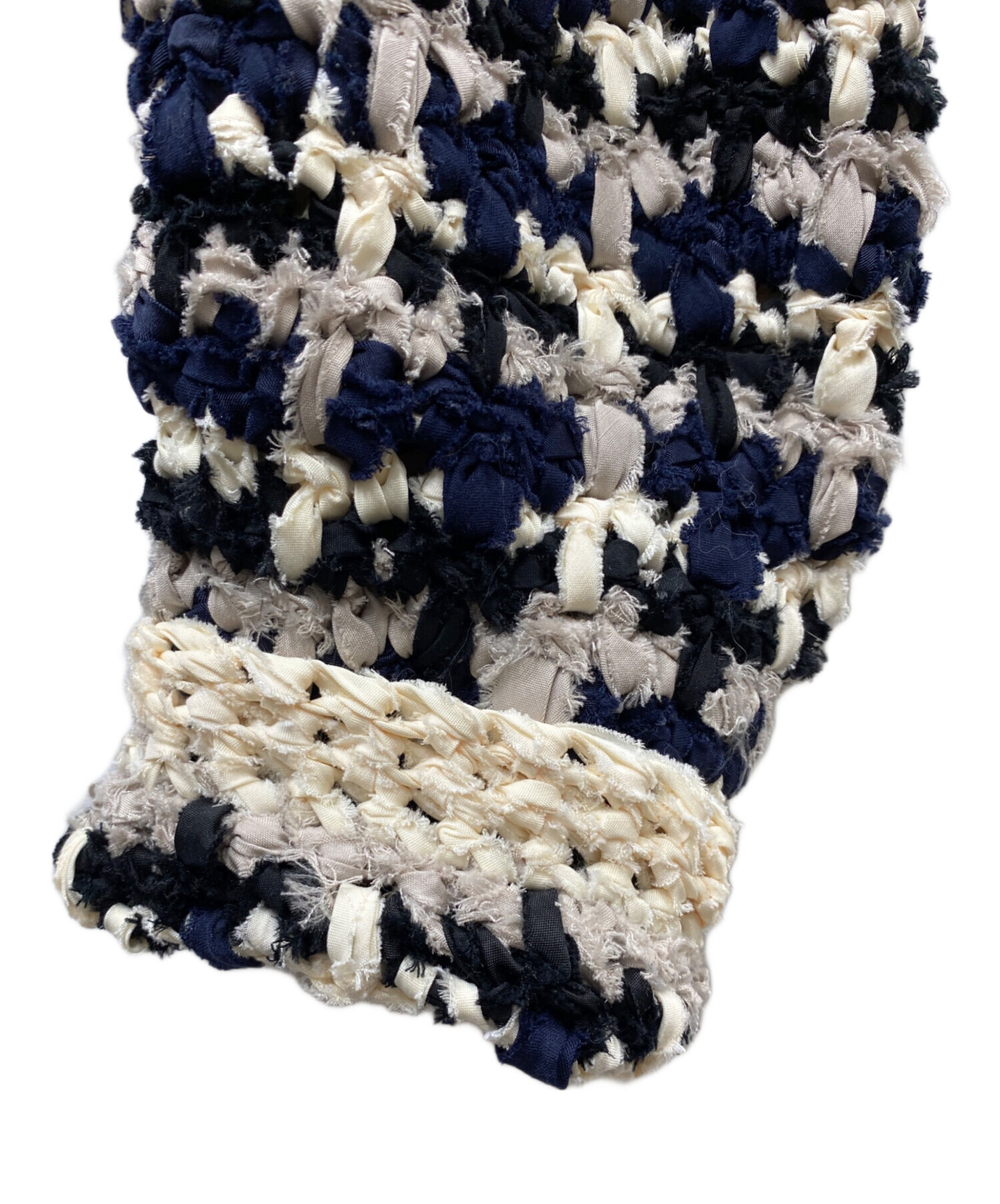 中古・古着通販】CLANE (クラネ) VINTAGE TAPE HAND KNIT CARDIGAN