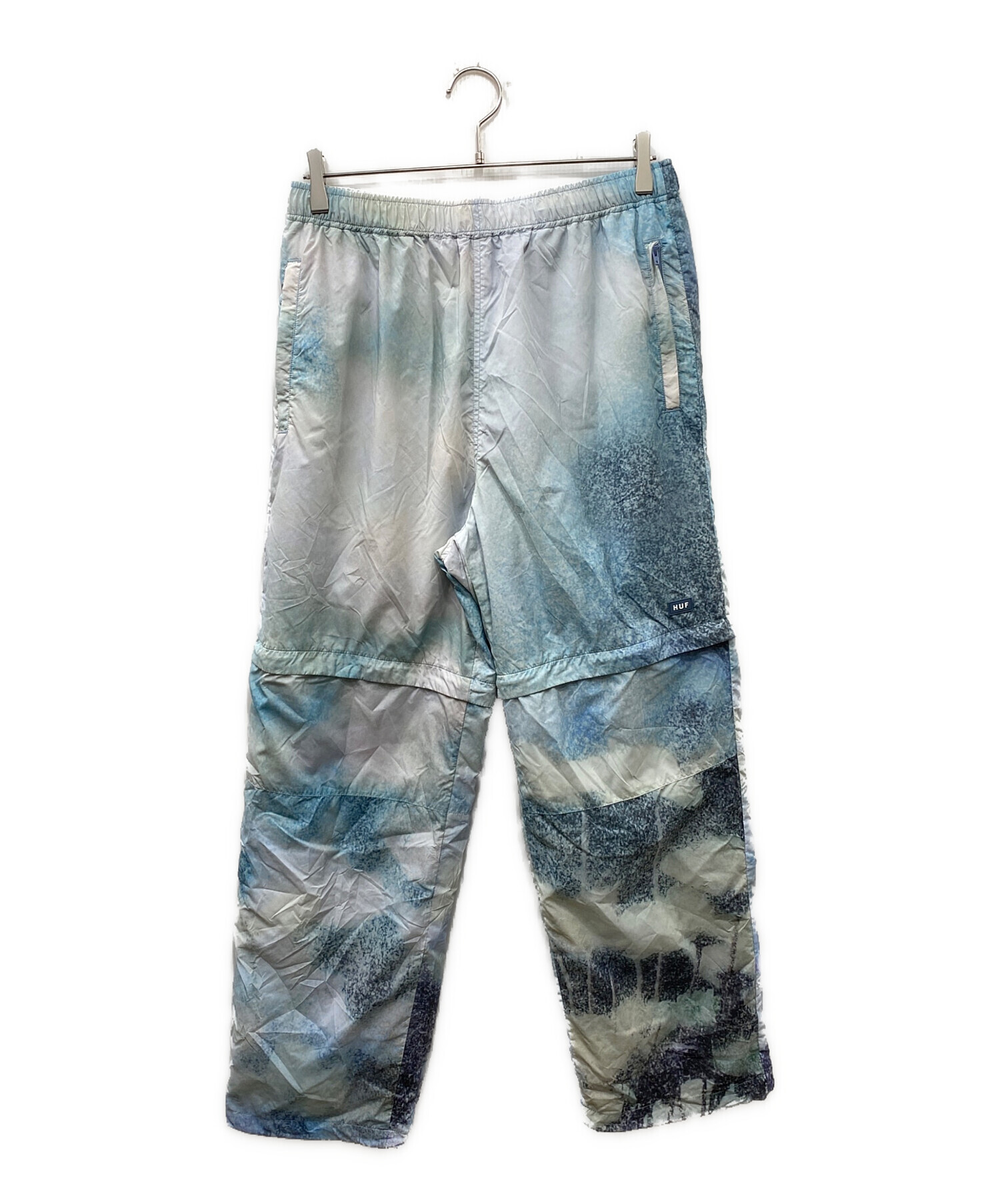 中古・古着通販】HUF (ハフ) T1-KCUF TECH PANT ナイロンパンツ ブルー
