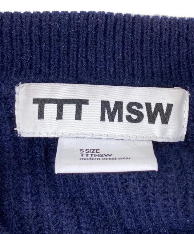 nice ttt_msw ネイビー ニット Mサイズ niceshop ttt msw nice knit 店舗限定 blue L nice ttt_msw ネイビー