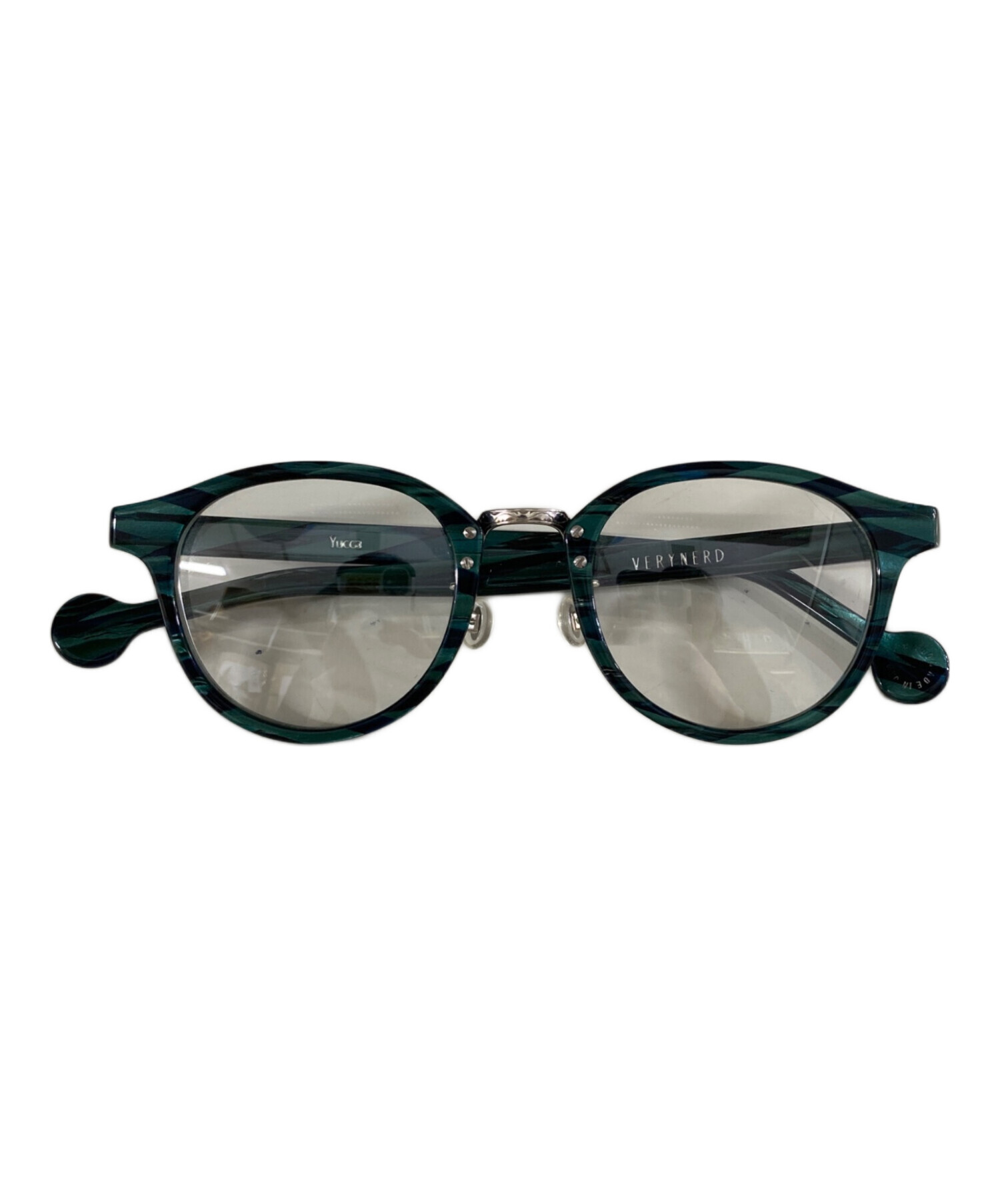 中古・古着通販】VERYNERD (ベリーナード) Yucca 伊達眼鏡 グリーン