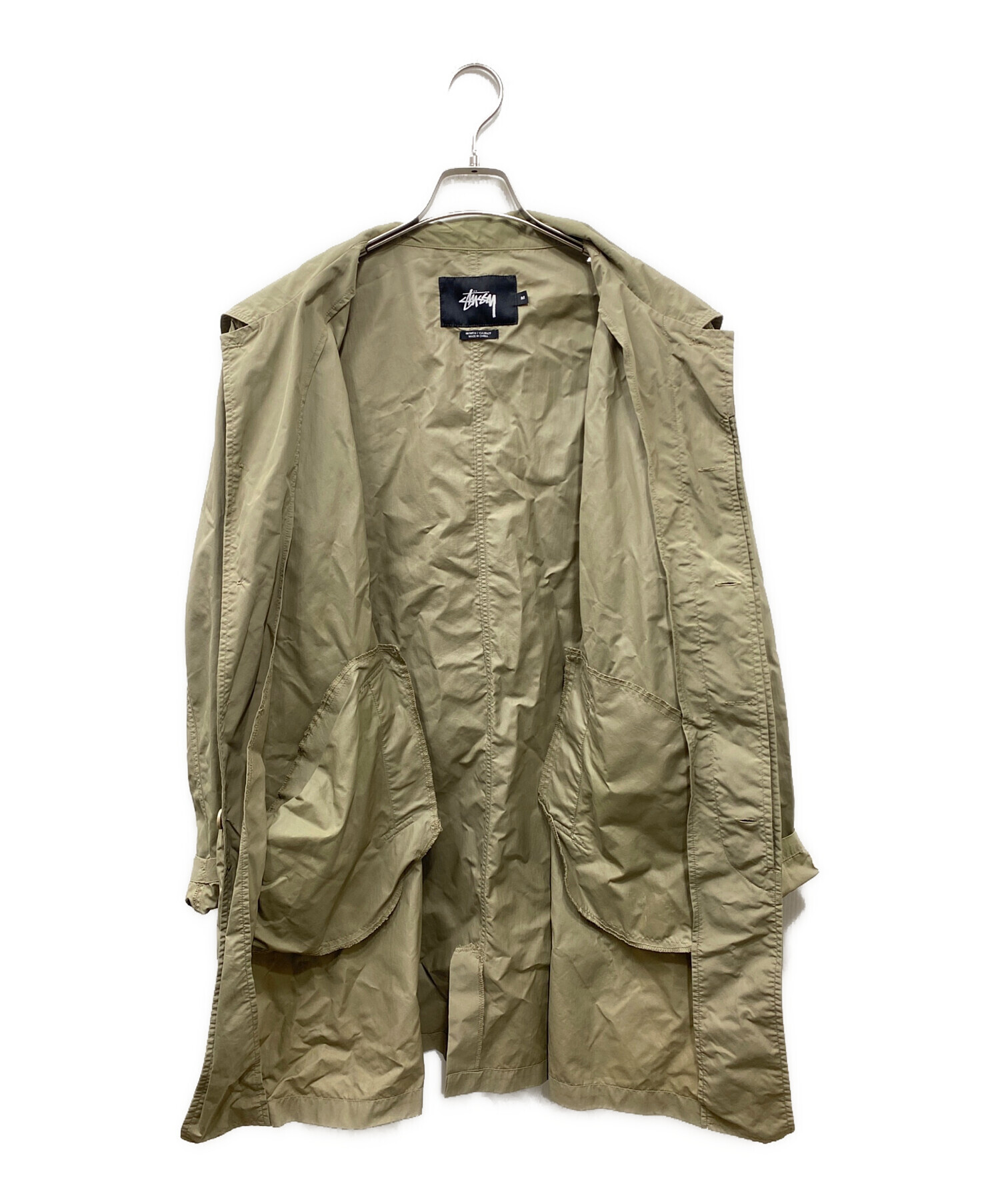 中古・古着通販】stussy (ステューシー) ナイロンステンカラーコート