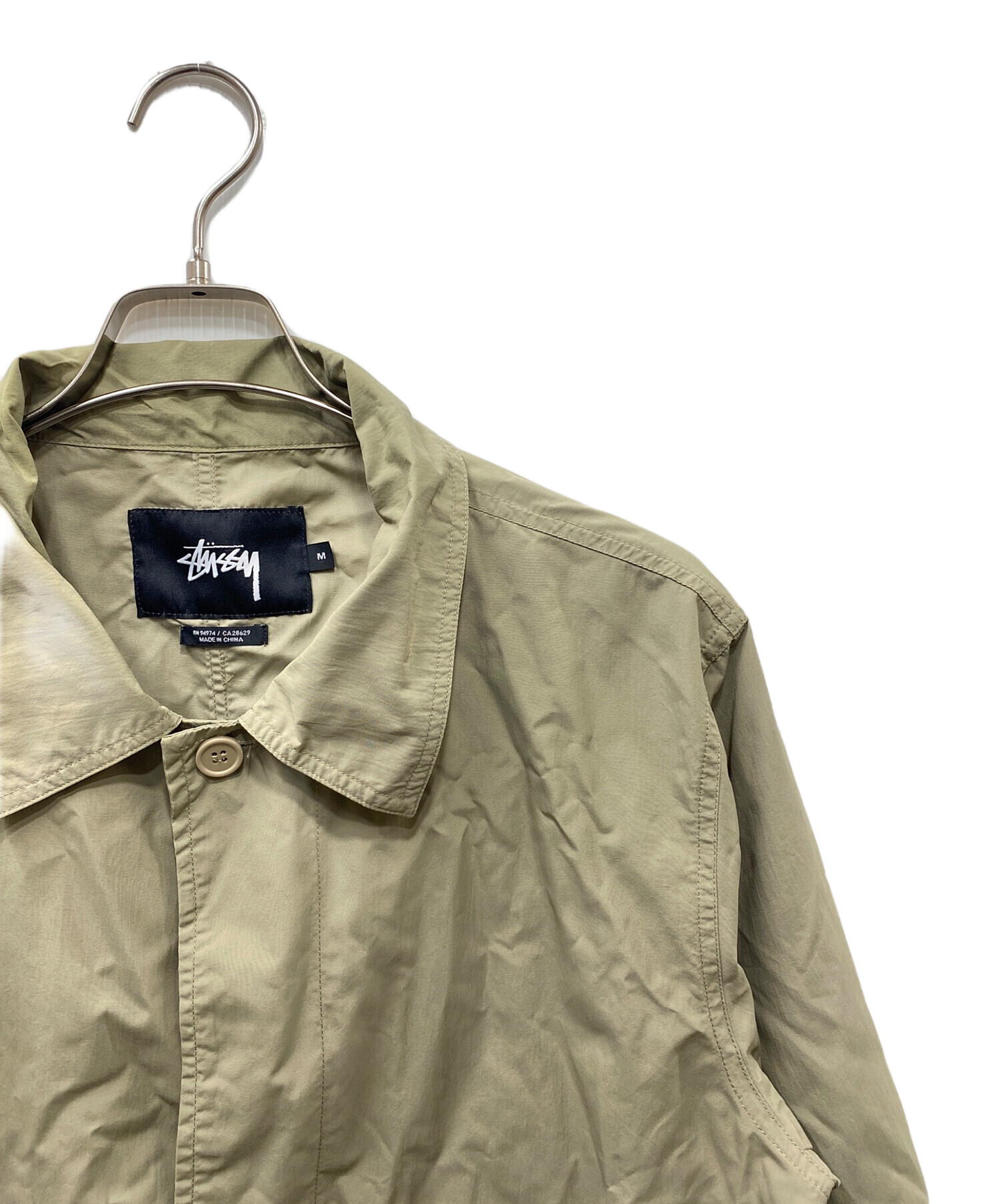 中古・古着通販】stussy (ステューシー) ナイロンステンカラーコート