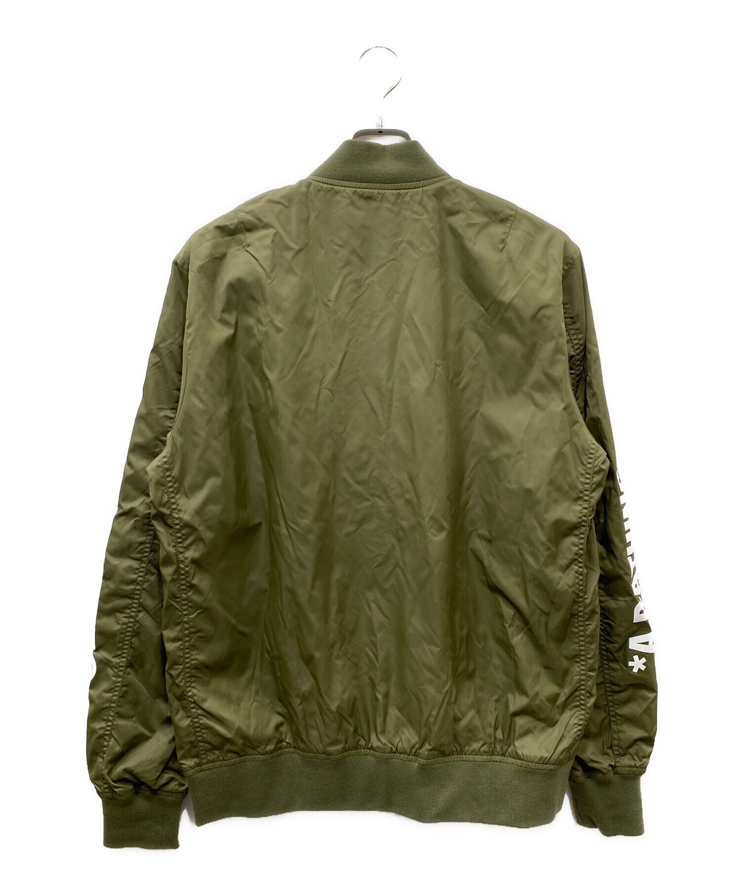 ブルゾン MA-1 aape A BATHING APE（アベイシングエイプ）の「BAPE