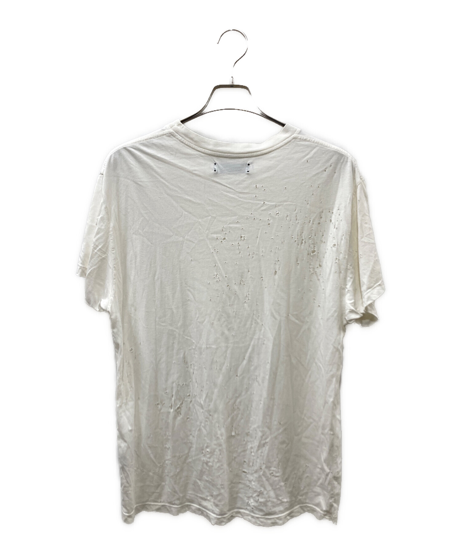 中古・古着通販】AMIRI (アミリ) ショットガン加工TEE ホワイト サイズ