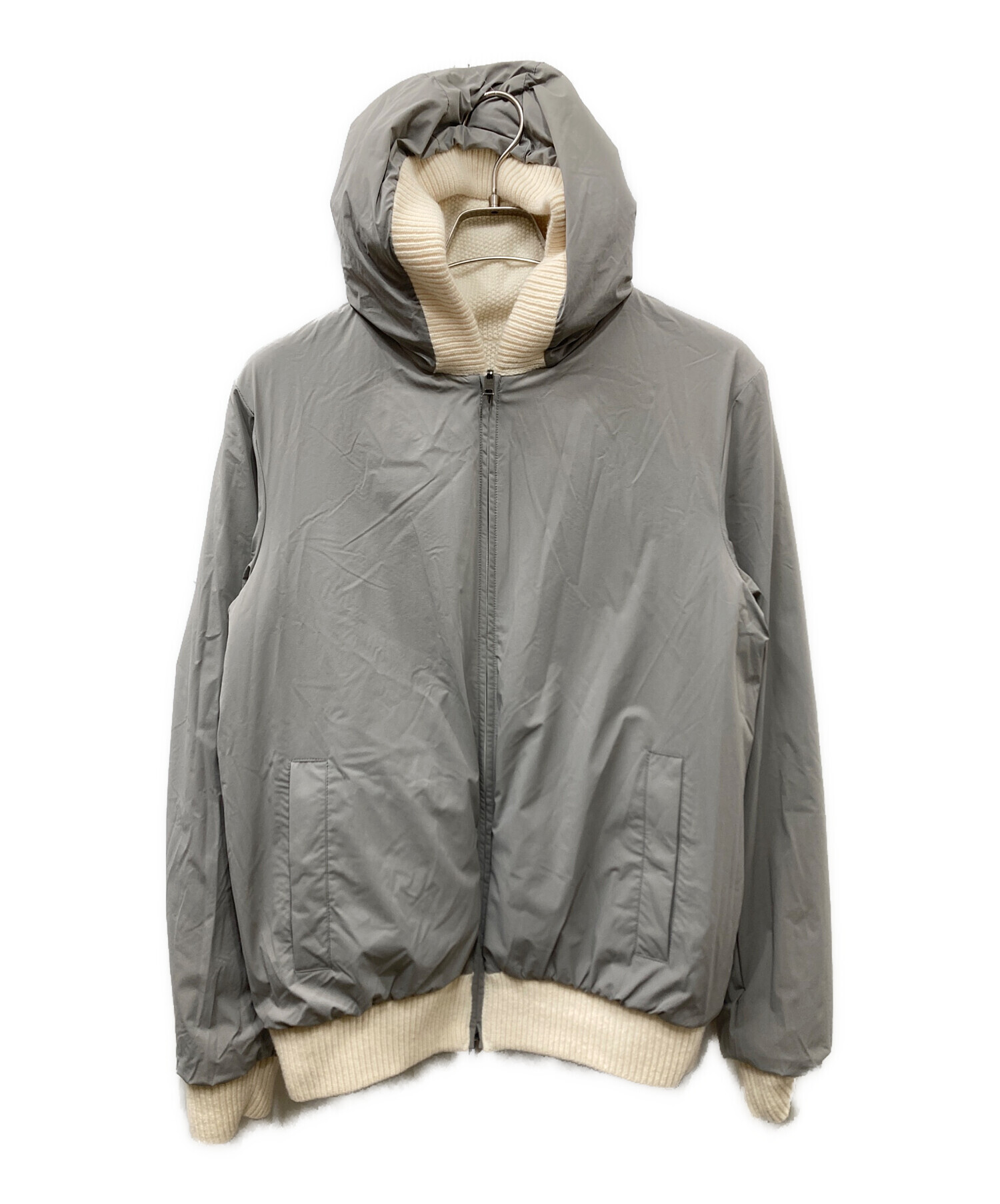 中古・古着通販】HERNO (ヘルノ) リバーシブルジャケット アイボリー 