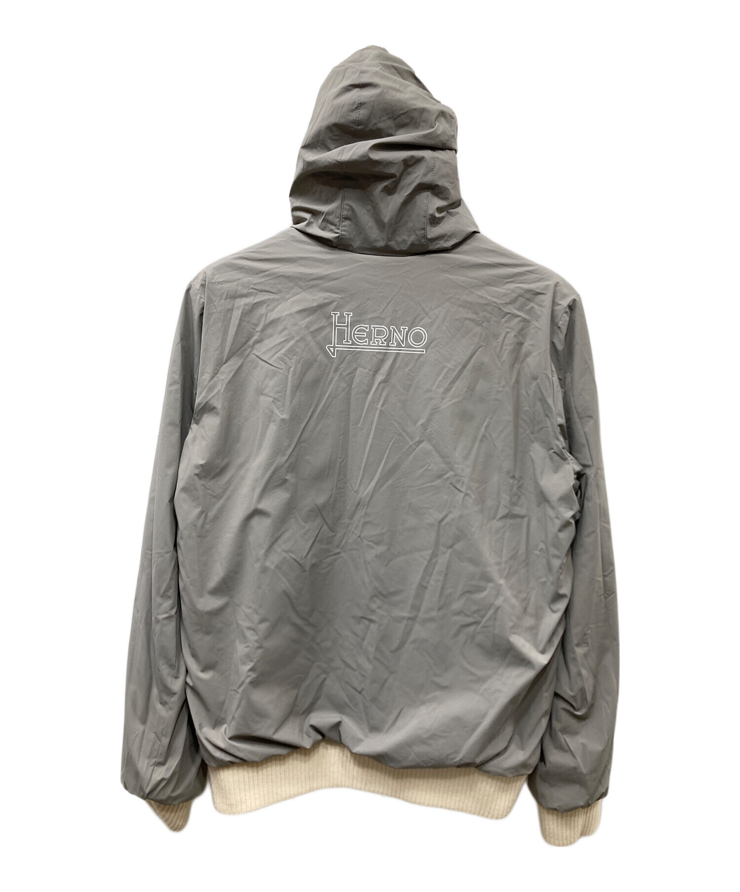 中古・古着通販】HERNO (ヘルノ) リバーシブルジャケット アイボリー 