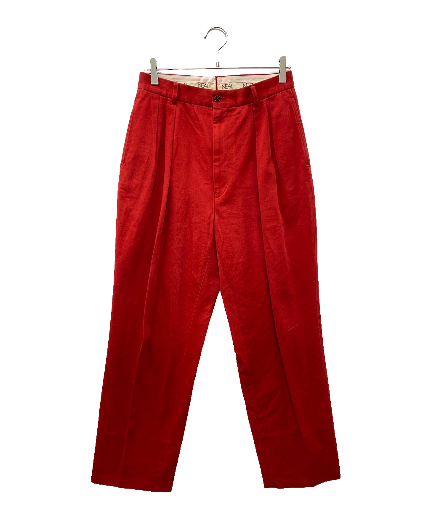 中古・古着通販】NEAT (ニート) チノコットントラウザー レッド サイズ