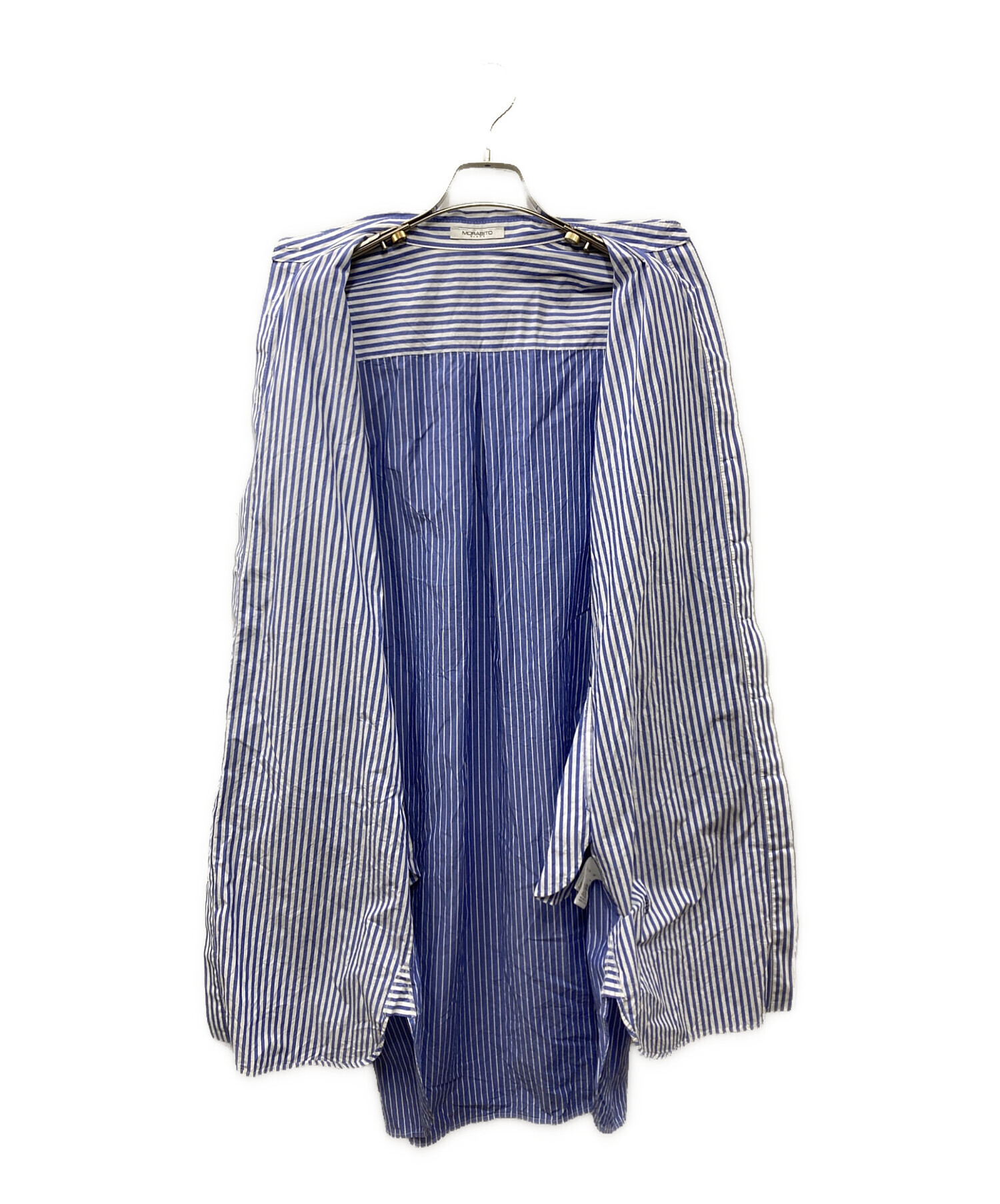 MORABITO ストライプ 長袖シャツワンピース（よん様)