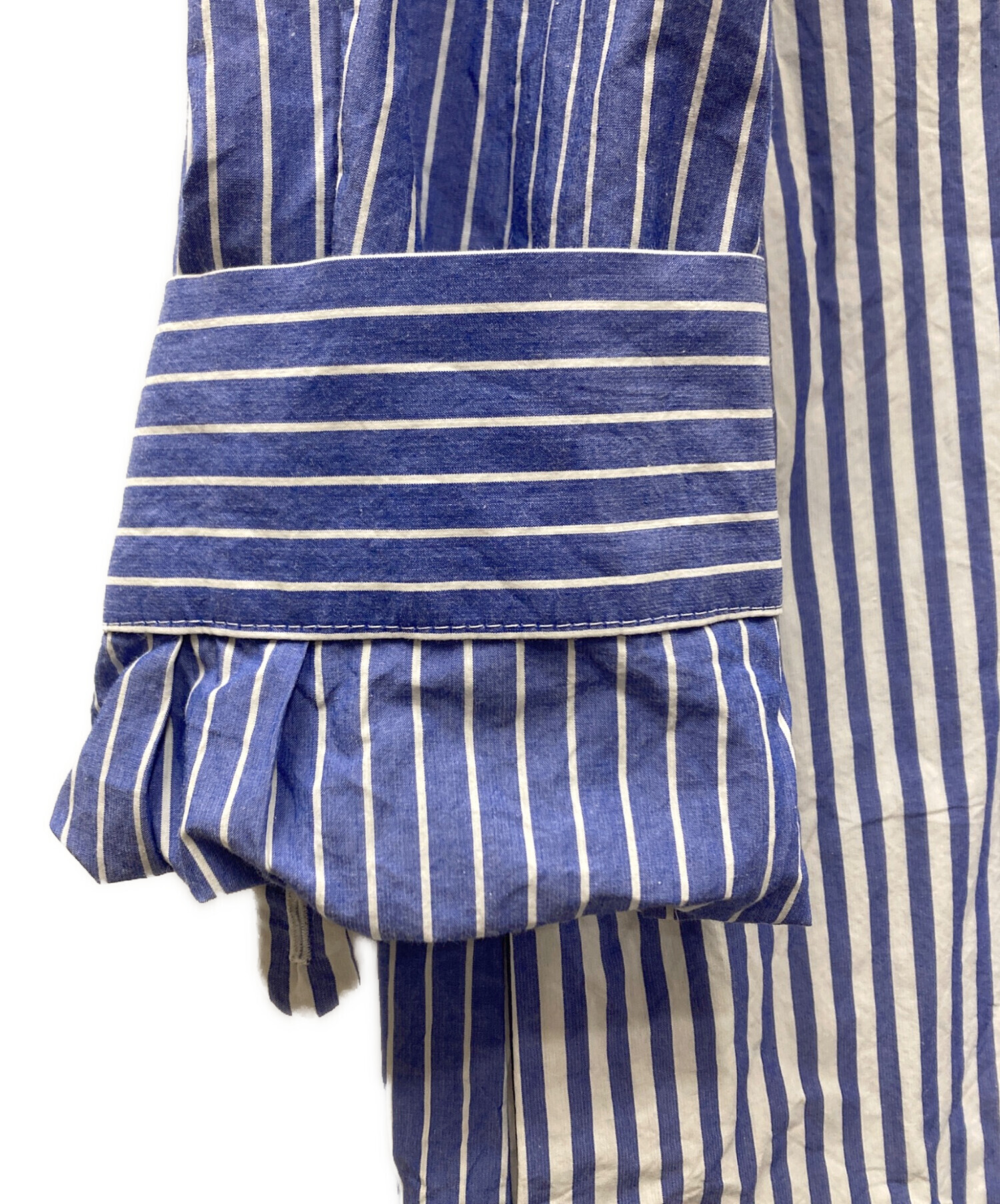 MORABITO ストライプ 長袖シャツワンピース（よん様)