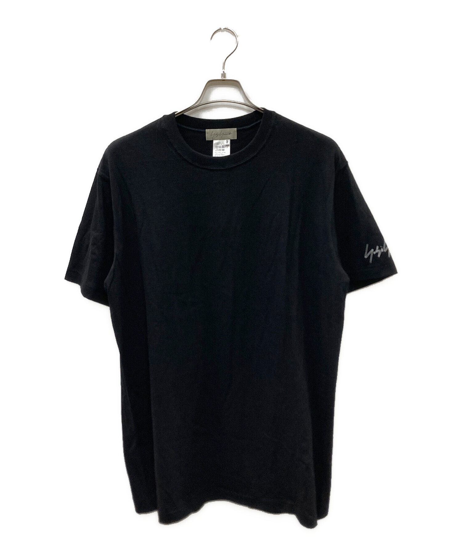 中古・古着通販】YOHJI YAMAMOTO (ヨウジヤマモト) 袖ロゴプリントT 