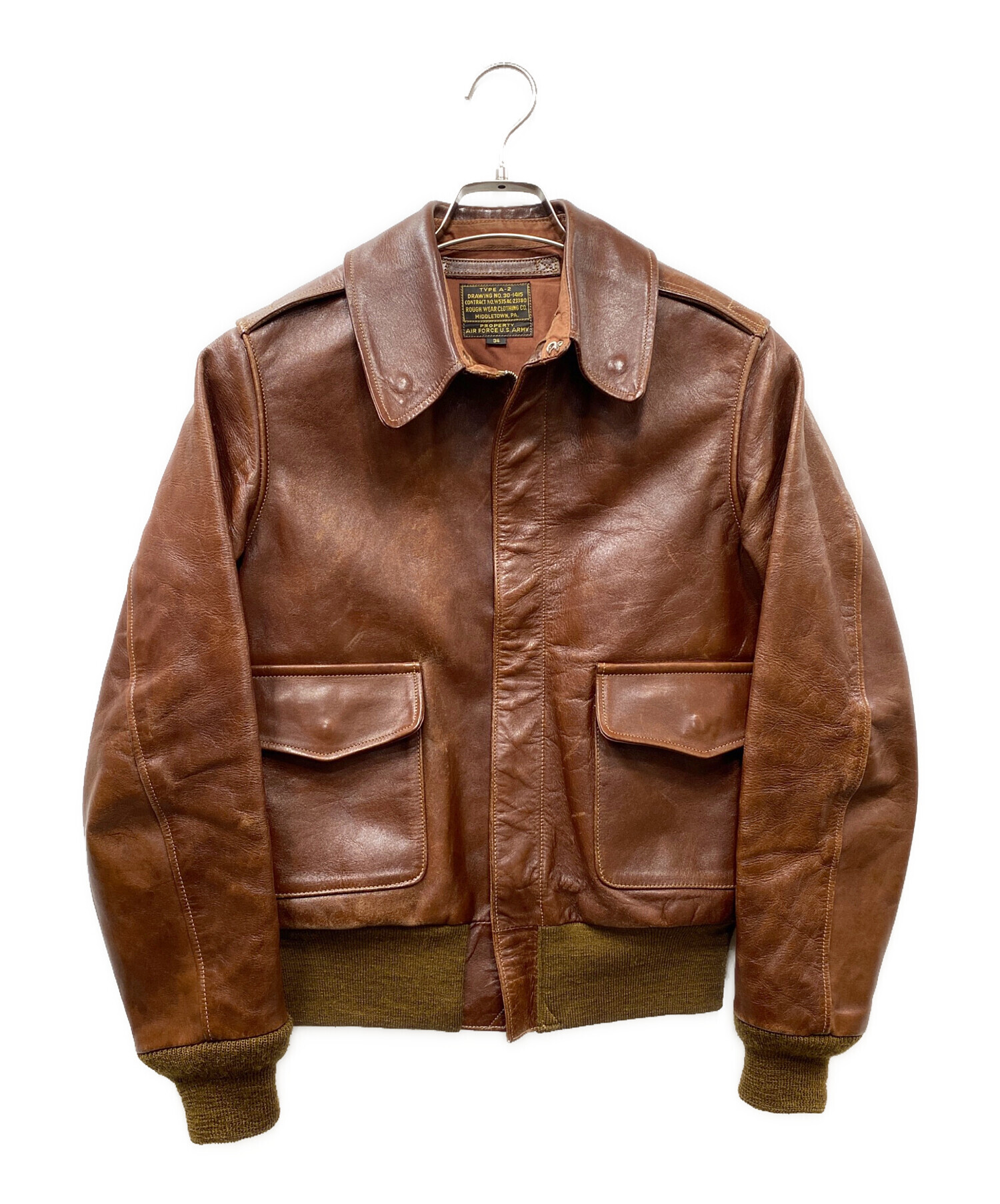 バズリクソンズUS Air Forceフライトジャケットブラウン 中古・古着通販】Buzz Rickson's (バズリクソンズ) Type A-2 フライト