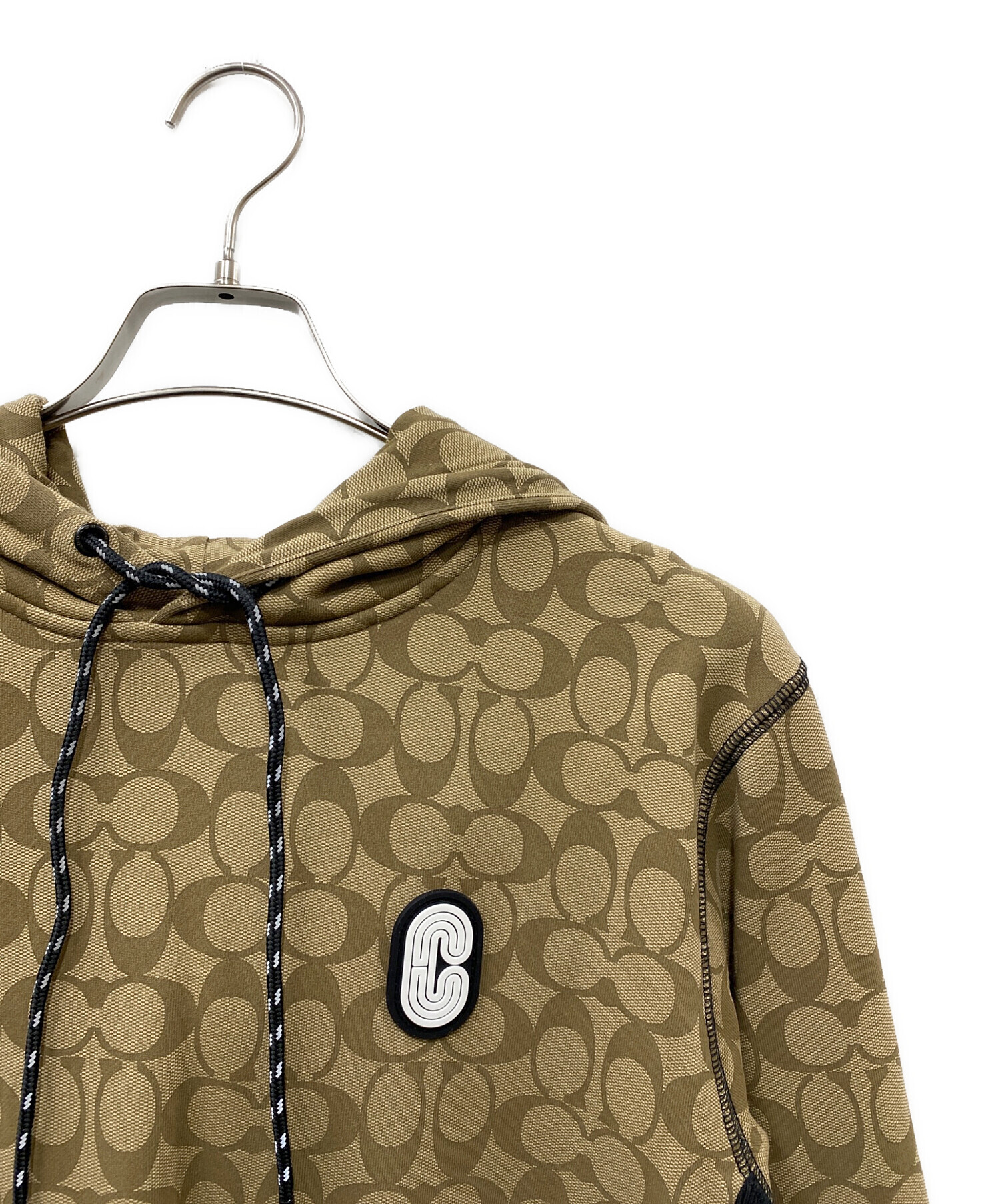 中古・古着通販】COACH (コーチ) ナイロン切替シグネチャージャガード 