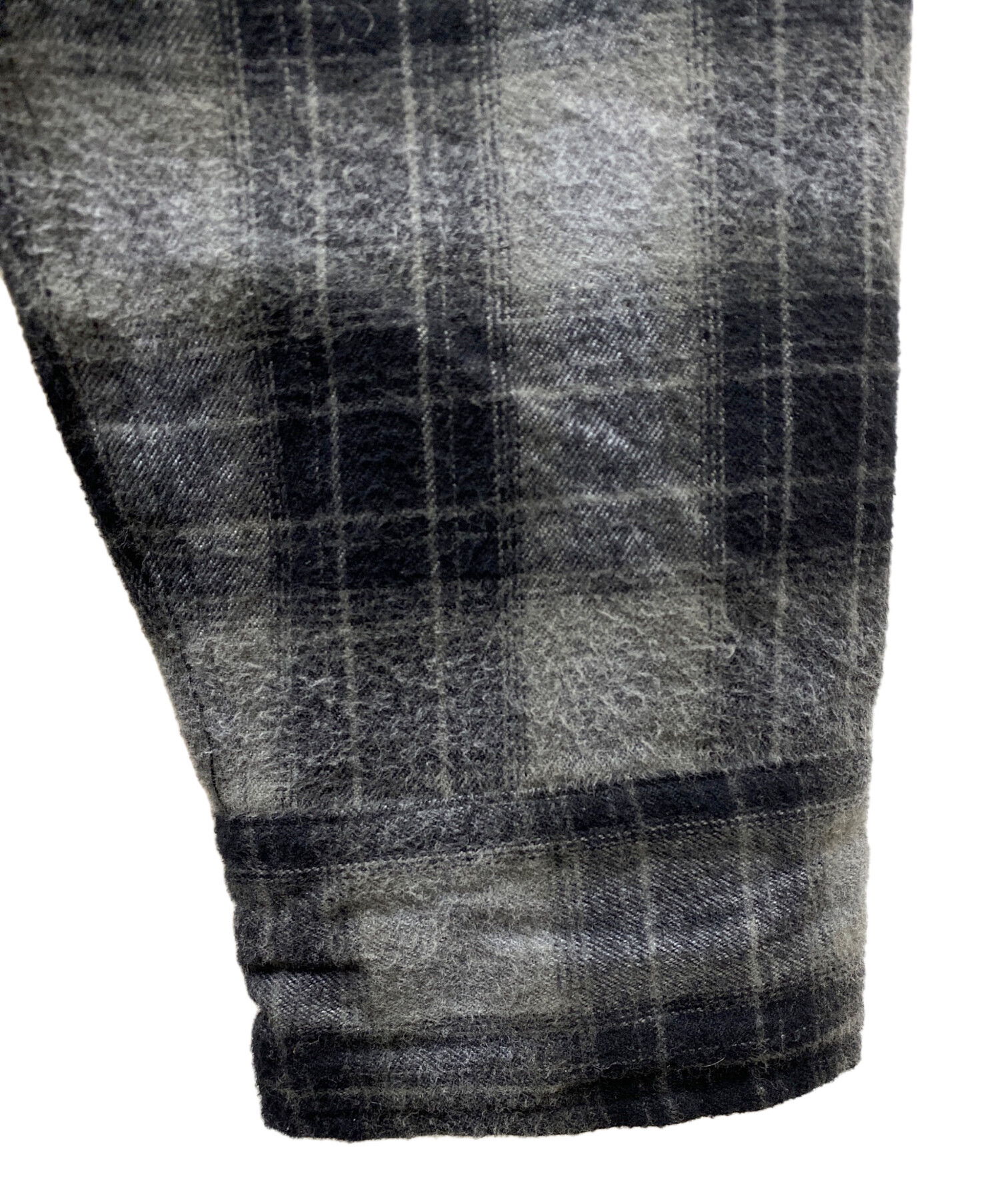 中古・古着通販】FTC (エフティーシー) QUILTED LINED PLAID NEL SHIRT