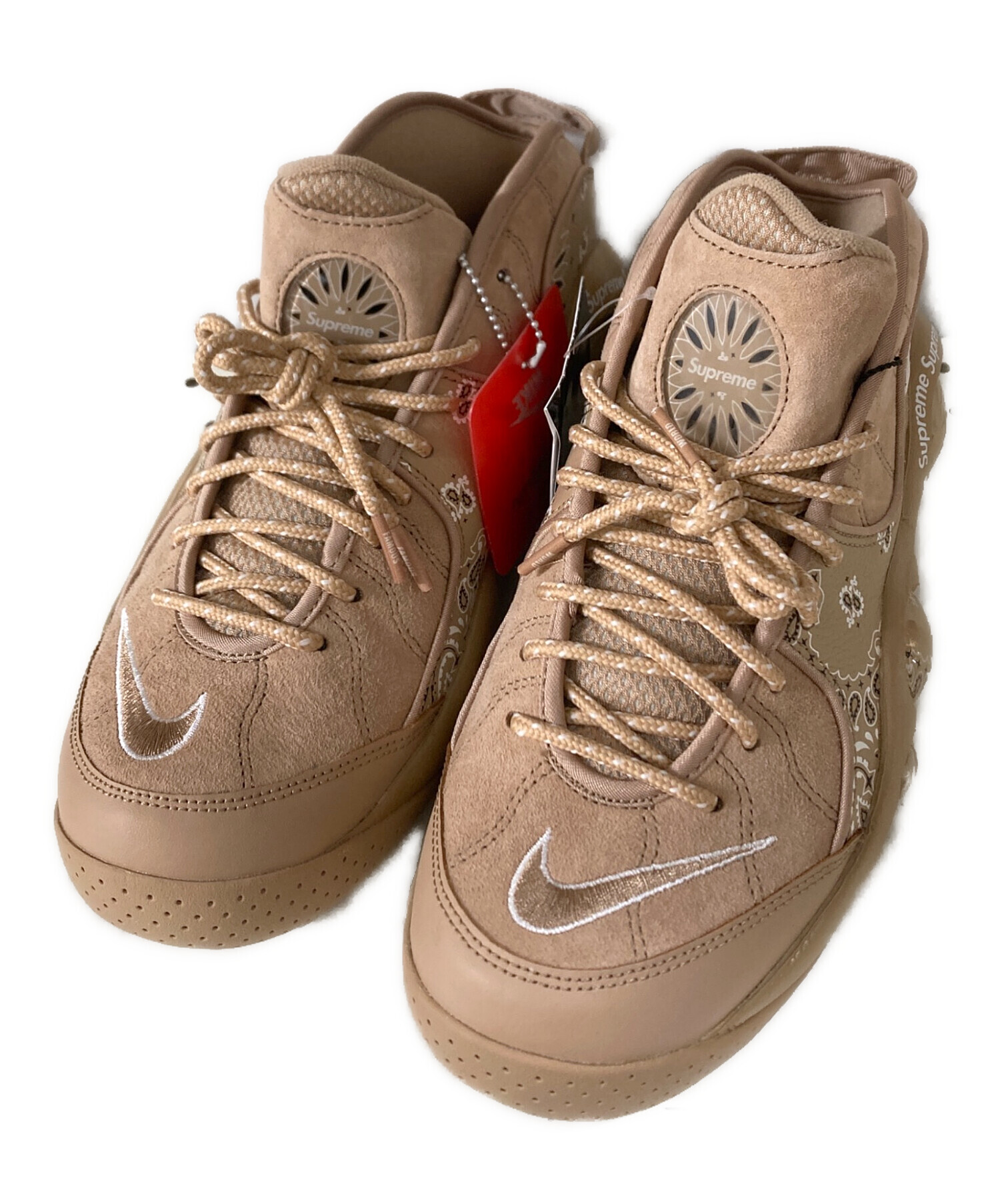 Supreme Nike Supreme シュプリーム スニーカー 27cm ベージュxグレー 