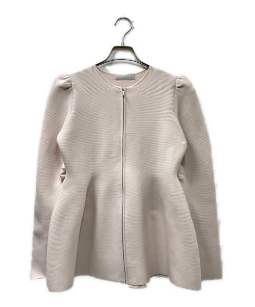 中古・古着通販】CELFORD (セルフォード) ペプラムカーディガン ピンク