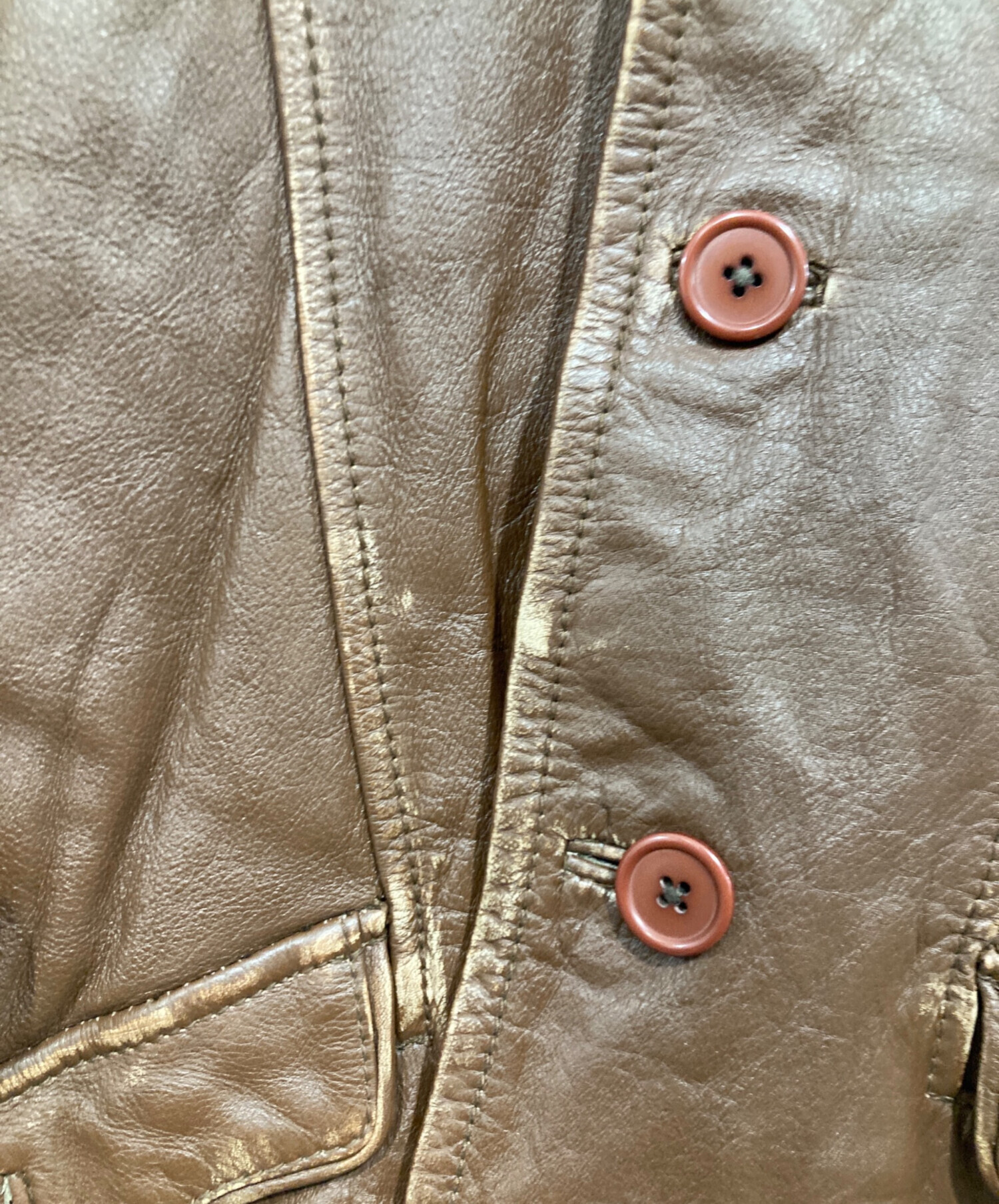 中古・古着通販】Schott (ショット) ファーフリンジ レザージャケット 