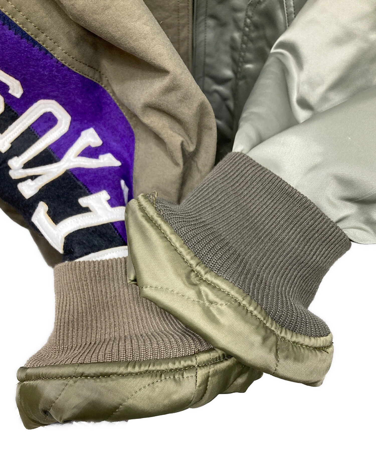 [美品]NEXUSVII.　JUMBLED FLIGHT JACKET Nexusvii 24aw Jumbled Jacket II MA-1 44 NEXUSVII JUMBLED FLIGHT JKT