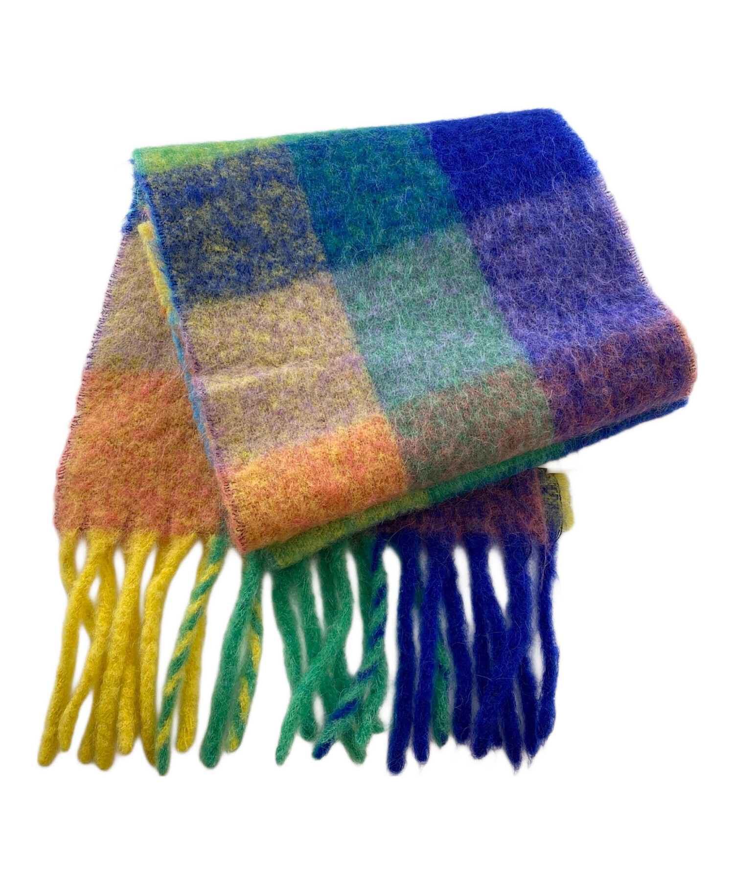 Acne Studios フリンジマフラー 中古・古着通販】ACNE STUDIOS (アクネ ストゥディオス) モヘア混