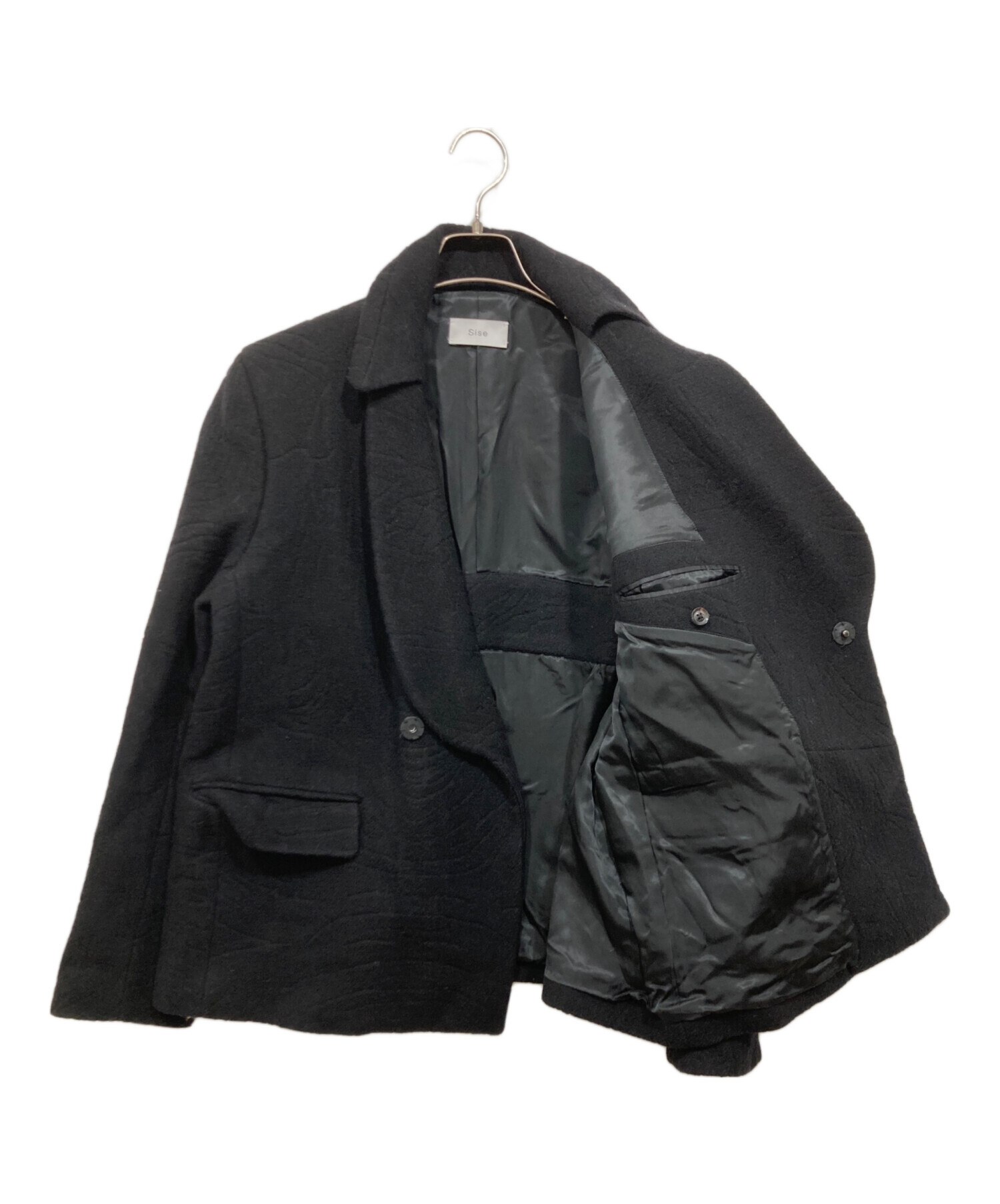 中古・古着通販】Sise (シセ) ウールジャケット ネイビー サイズ:1