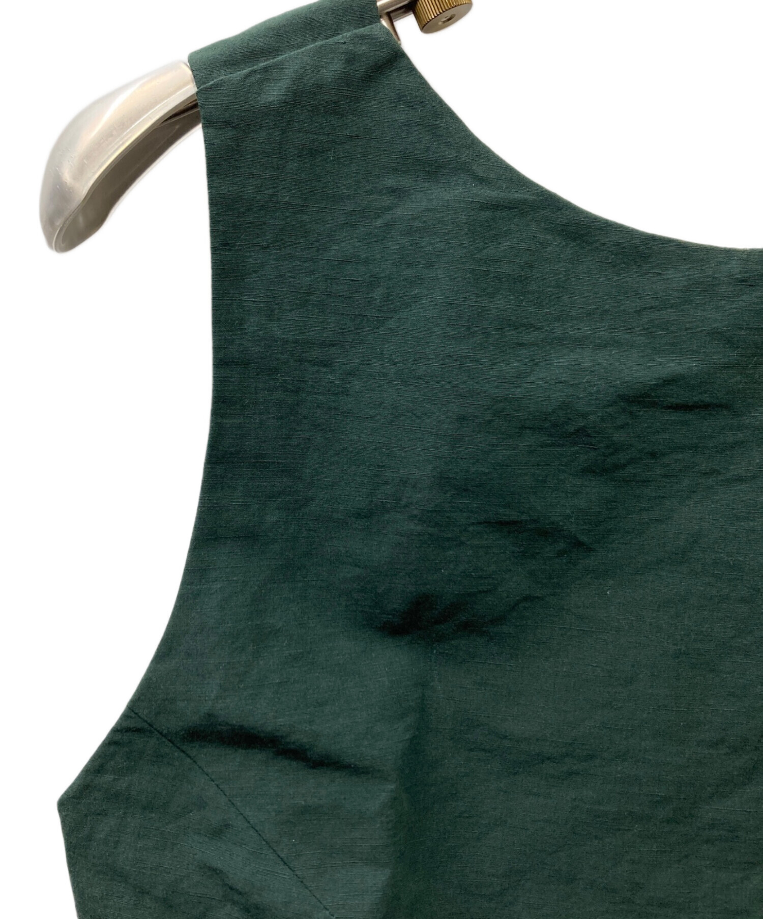 トップス HIGH DENSITY FINX LINEN WEATHER TANK AURALEE HIGH DENSITY FINX LINEN WEATHER TANK 