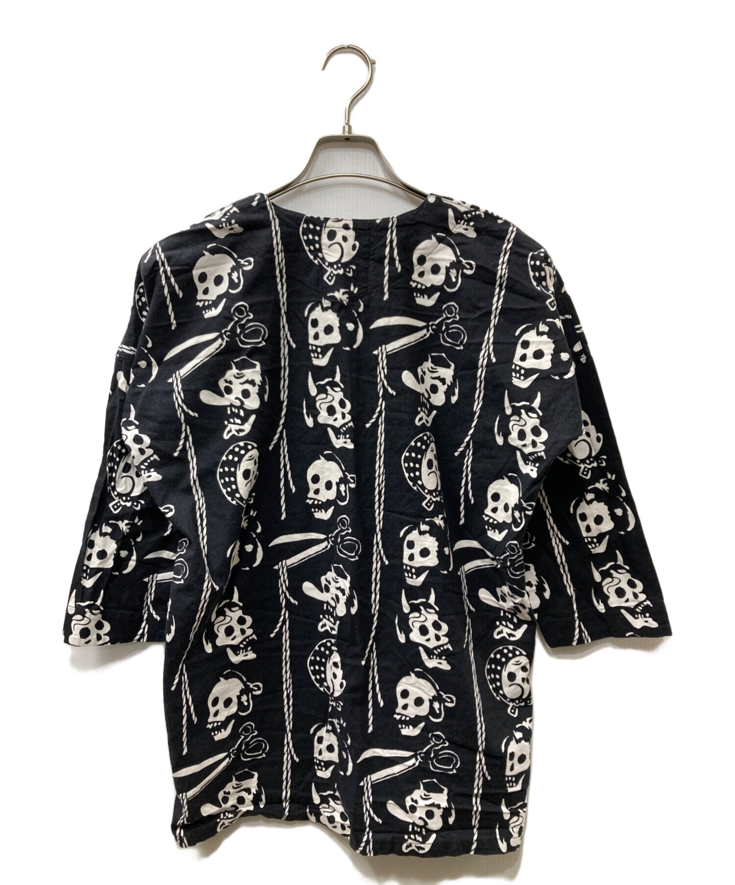 ブエナビスタ 鯉口シャツ 名作 ボーン六芒星 ブラック YOIYOIGION