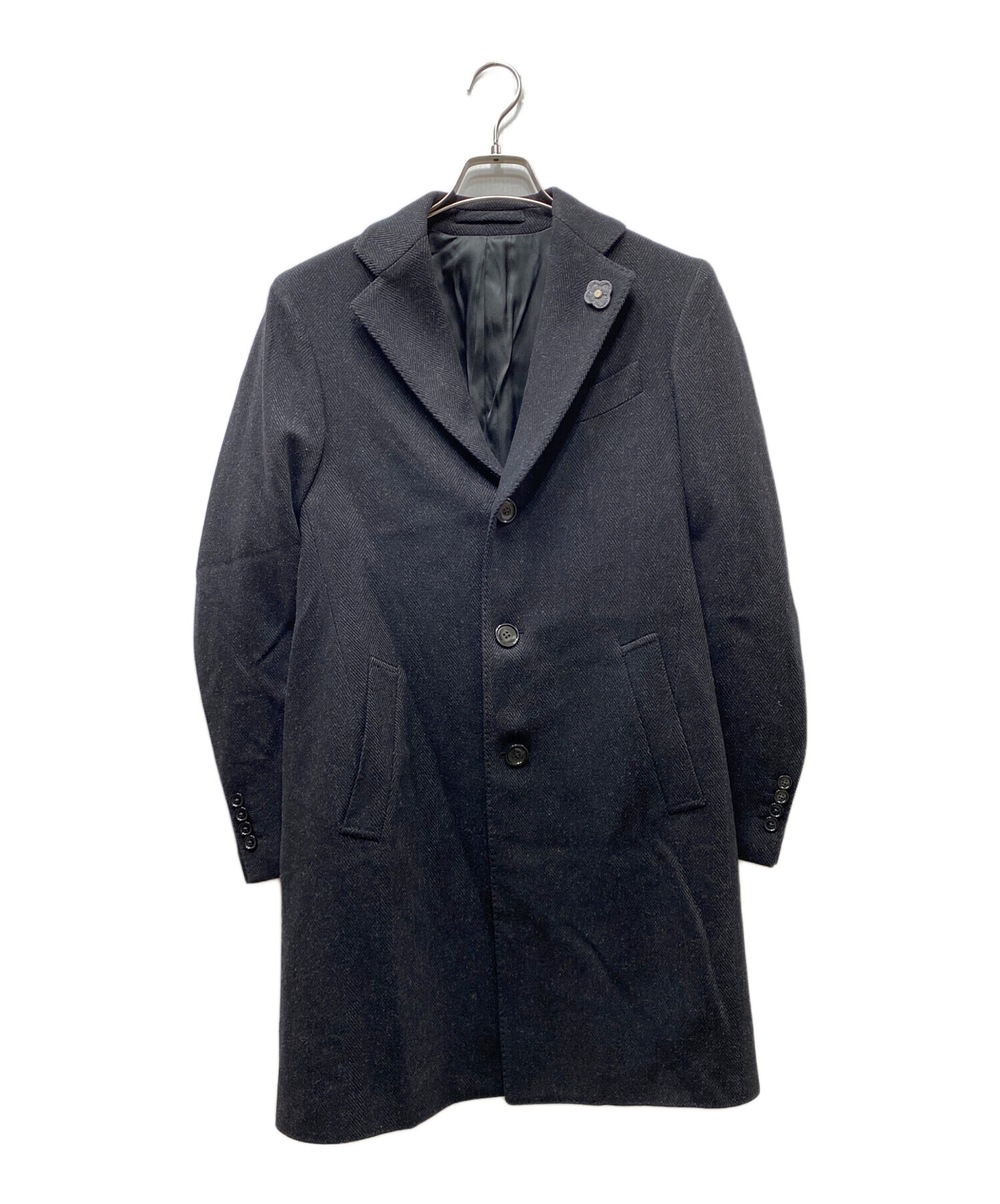 LARDINI ラルディーニ チェスターコート　サイズ44 中古・古着通販】LARDINI (ラルディーニ) ウールチェスターコート