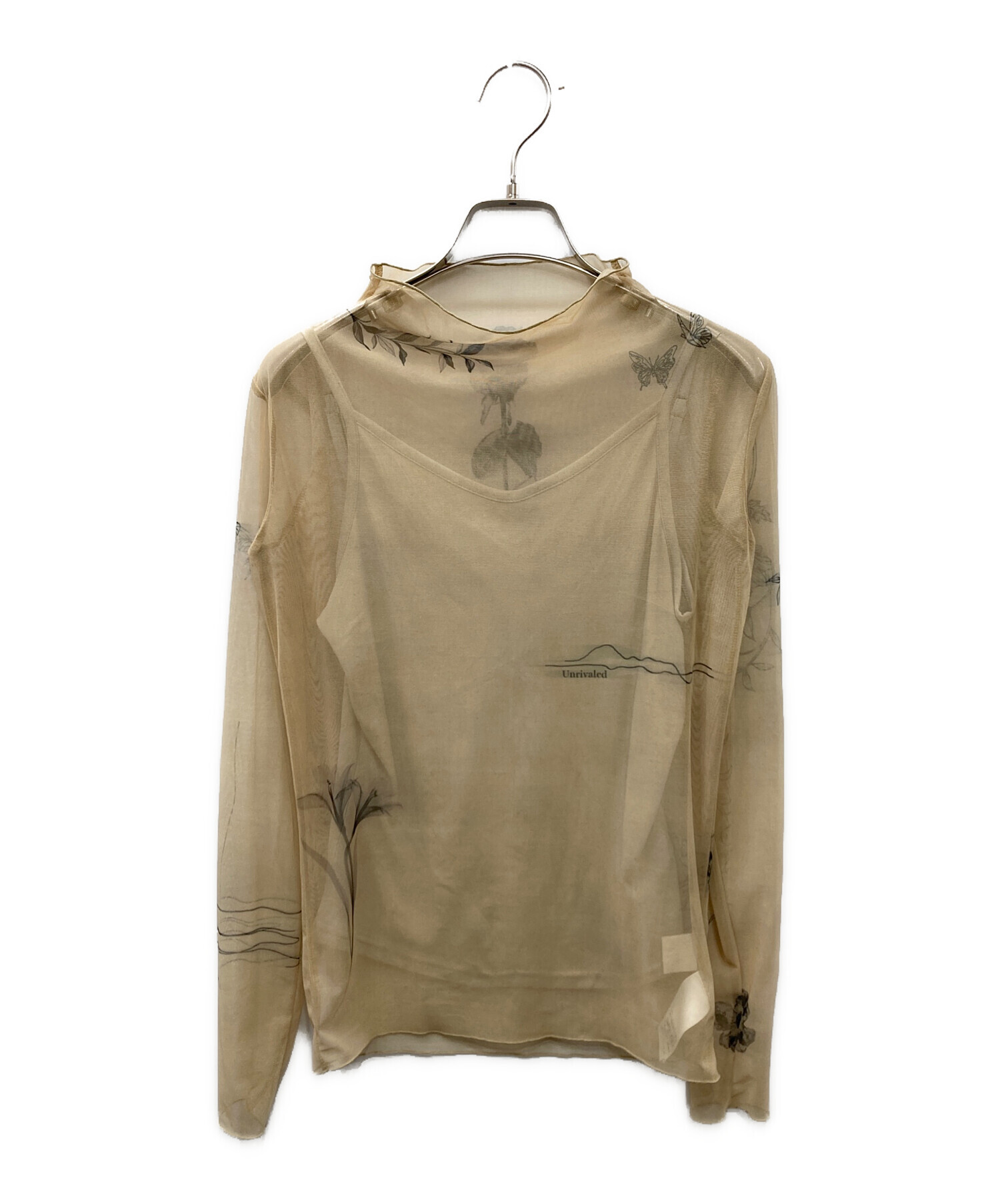 【AMERI】MEDI FLOWER TATTOO SHEER TOP【シアー】 i-img900x1200-