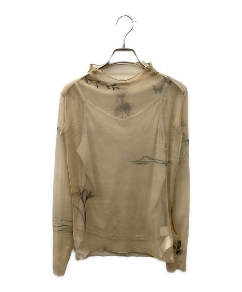 中古・古着通販】AMERI (アメリ) MEDI FLOWER TATTOO SHEER TOP