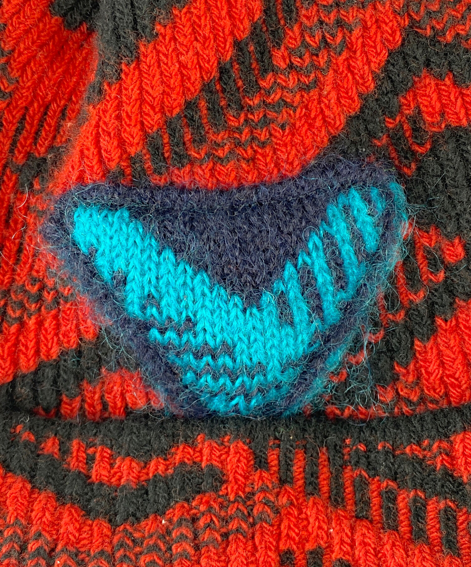 中古・古着通販】PRADA (プラダ) ウールカシミヤニットビーニー レッド