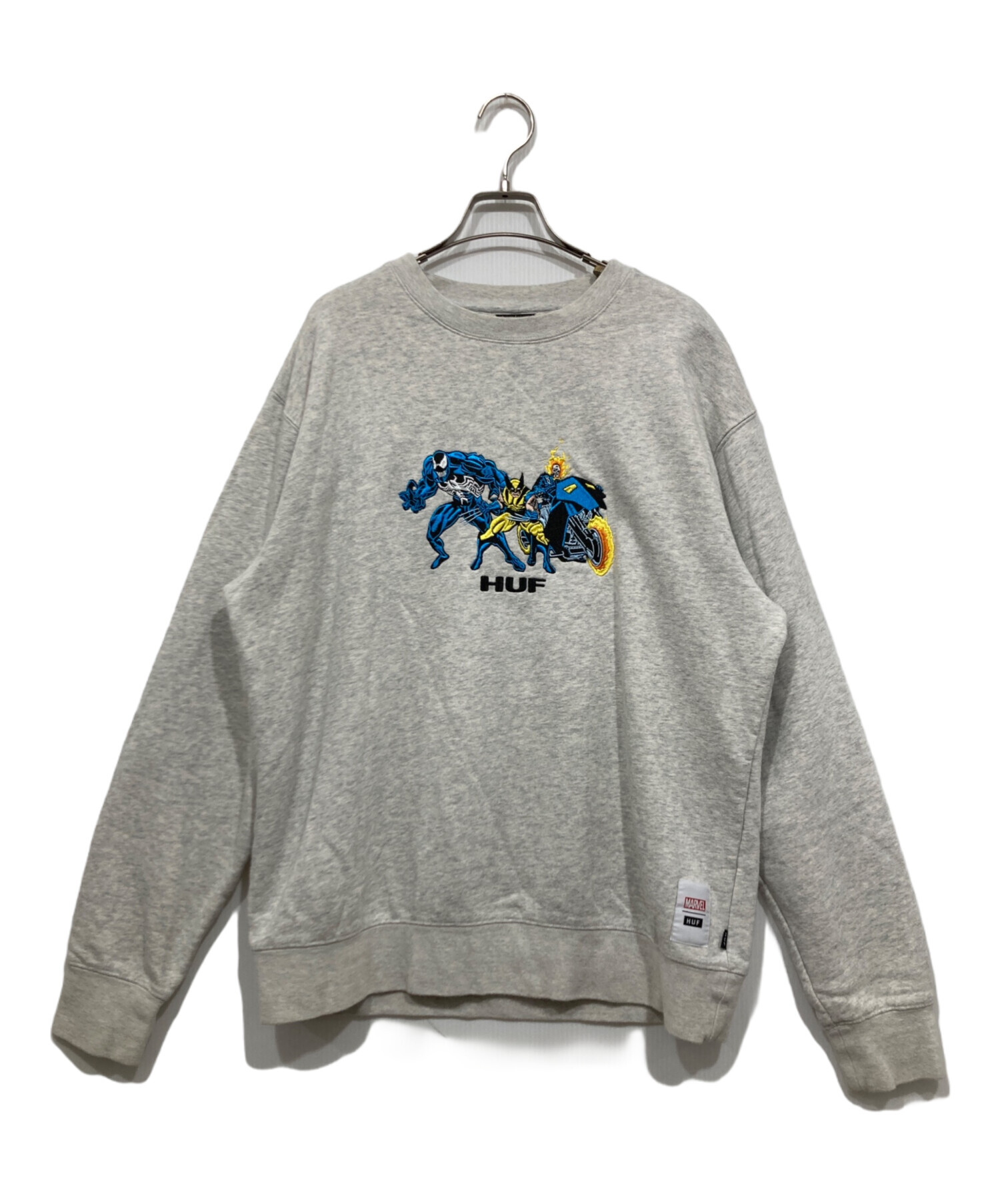 HUF（ハフ） トレーナー スウェット TRANSIT AUTHORITY CREWNECK 
